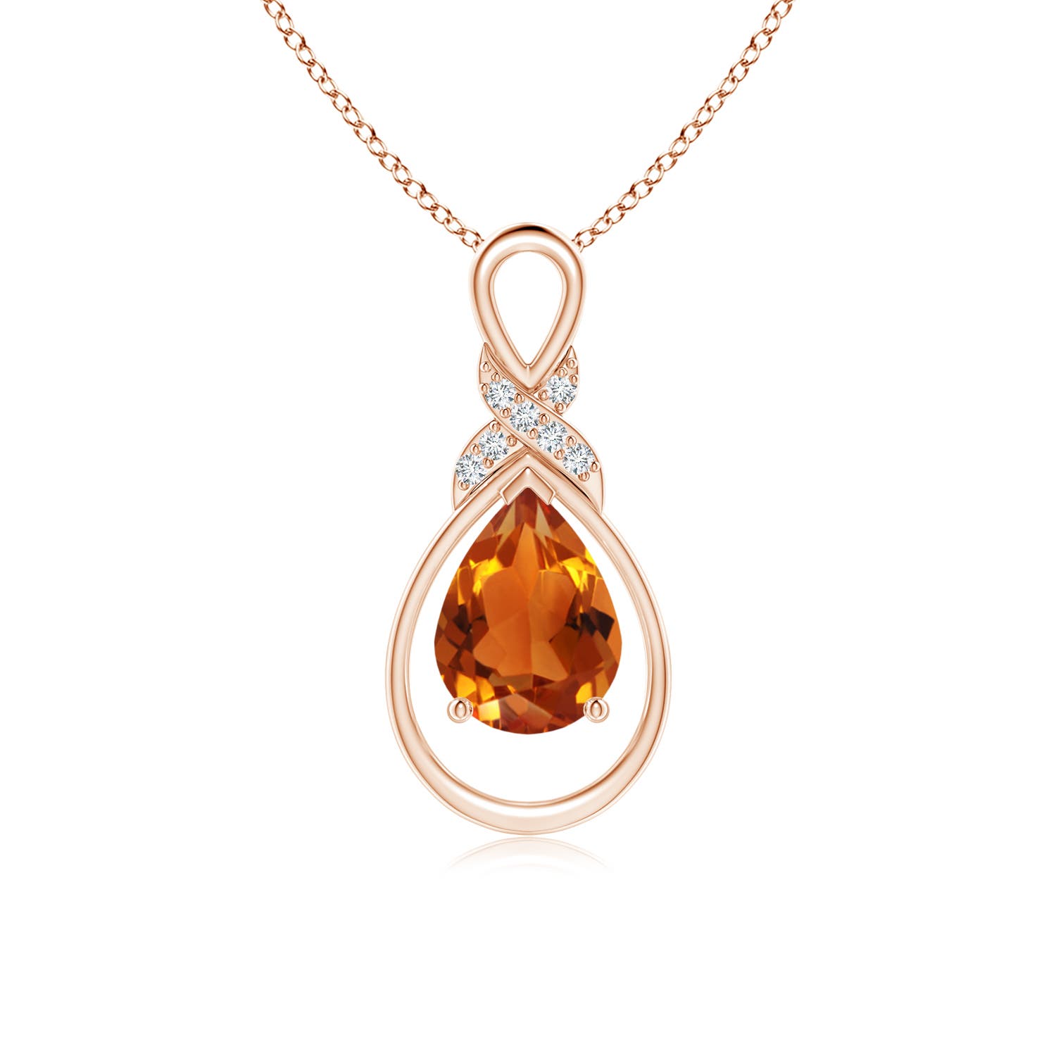 AAAA - Citrine / 1.04 CT / 14 KT Rose Gold