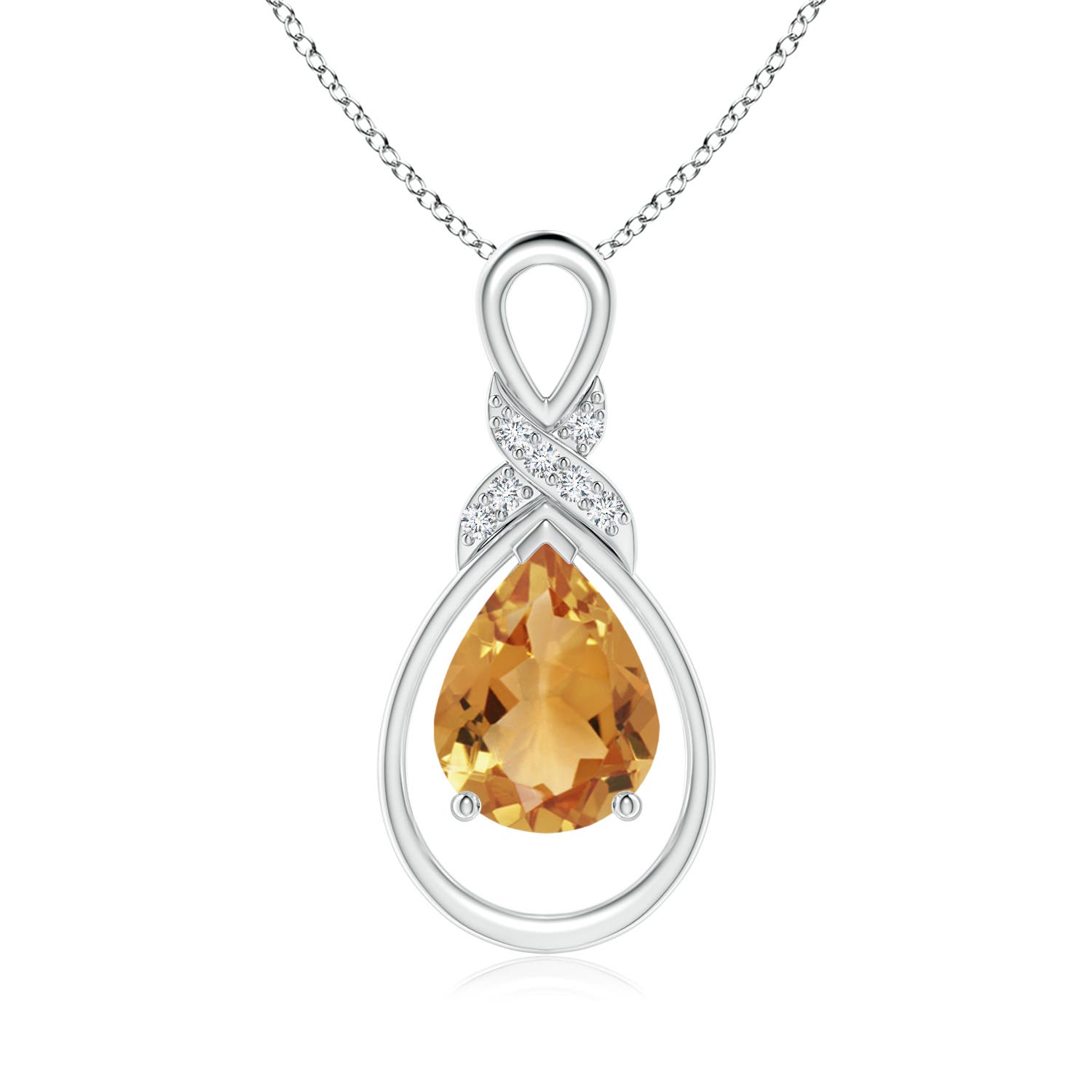 A - Citrine / 1.54 CT / 14 KT White Gold