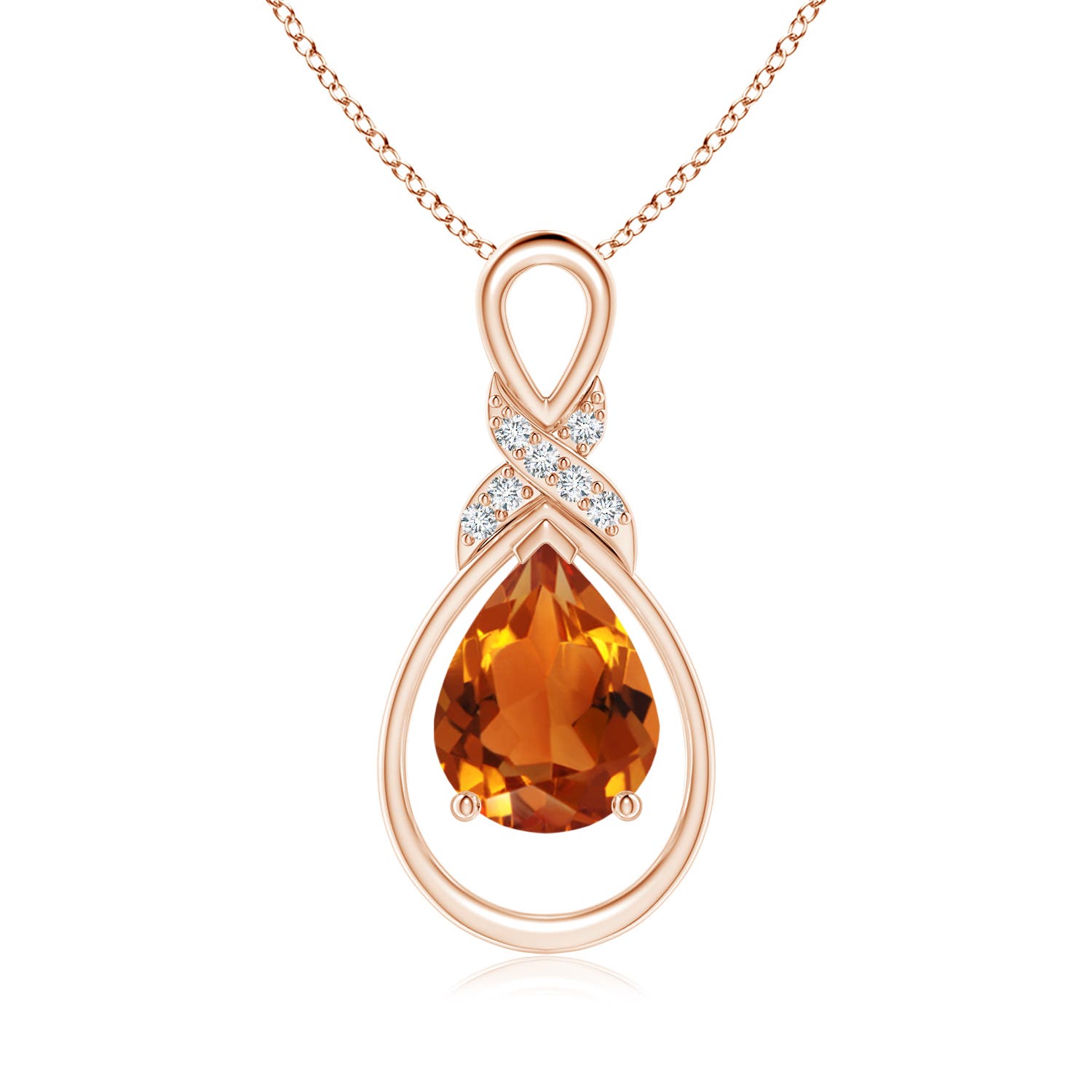 AAAA - Citrine / 1.54 CT / 14 KT Rose Gold