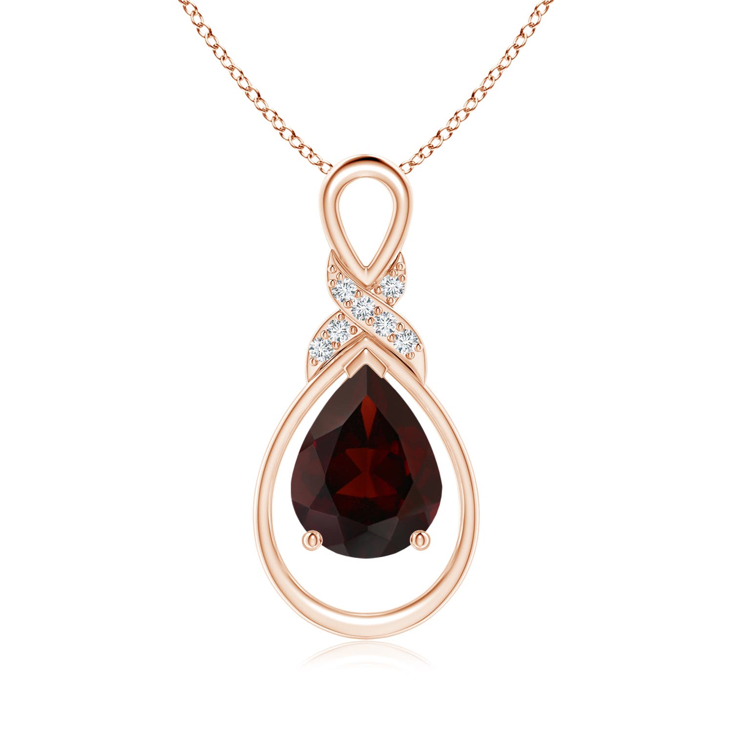 A - Garnet / 1.84 CT / 14 KT Rose Gold