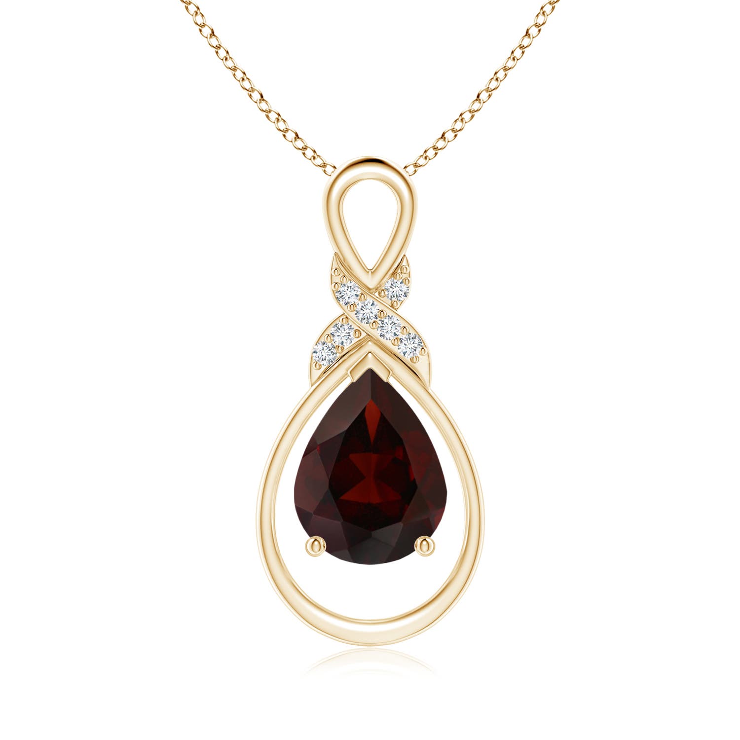 A - Garnet / 1.84 CT / 14 KT Yellow Gold