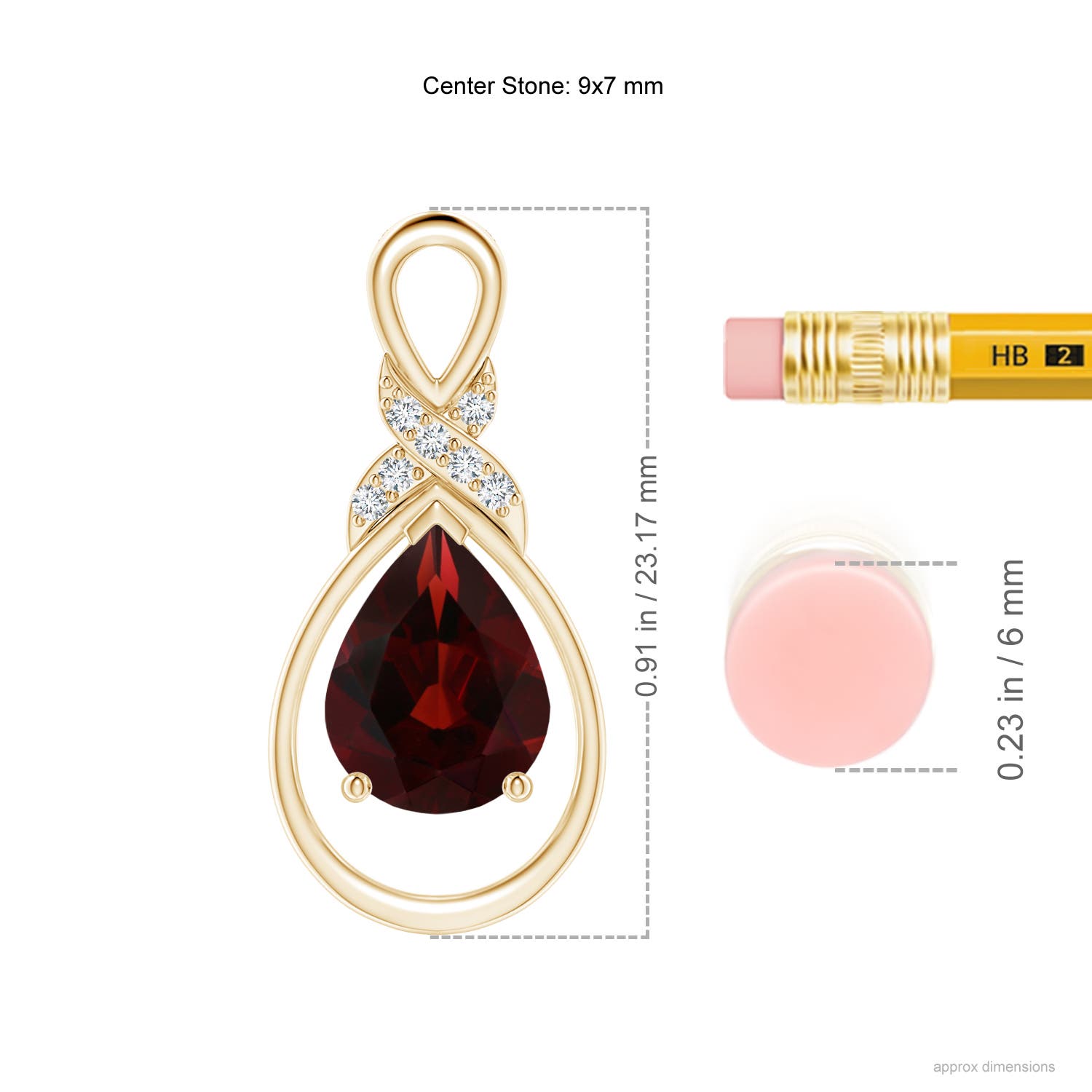 AA - Garnet / 1.84 CT / 14 KT Yellow Gold