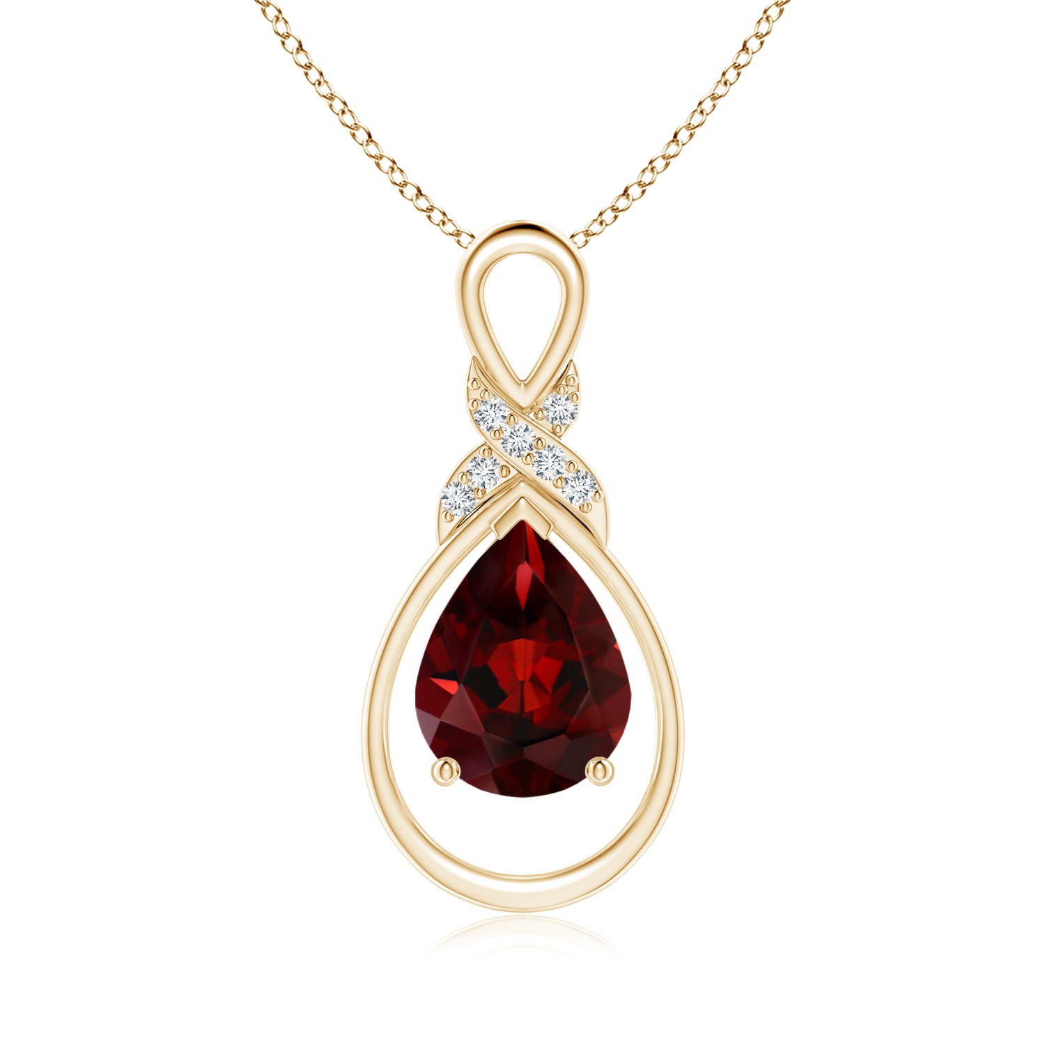 AAA - Garnet / 1.84 CT / 14 KT Yellow Gold