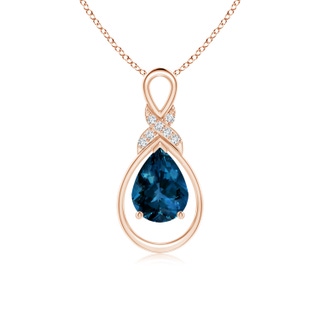 Pear AAAA London Blue Topaz