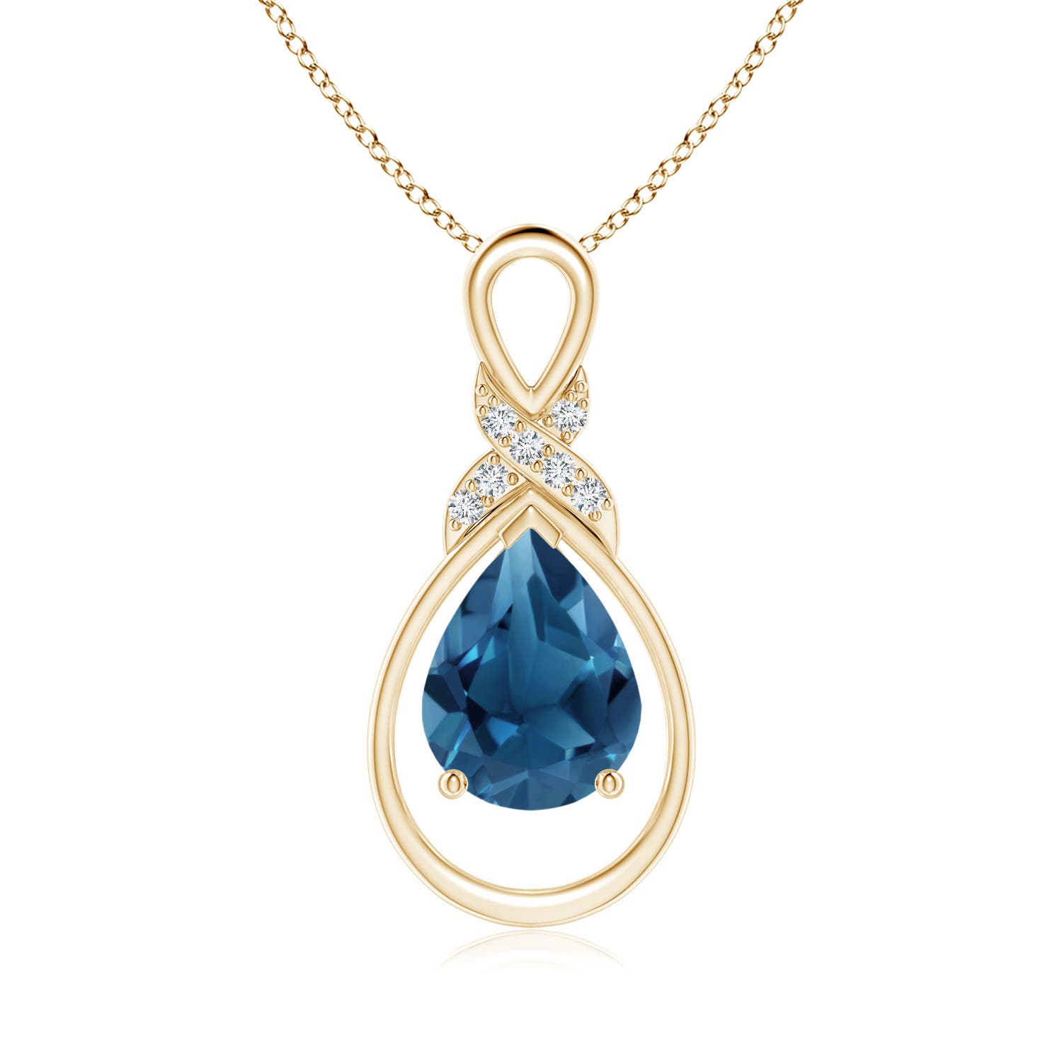 AA - London Blue Topaz / 1.94 CT / 14 KT Yellow Gold