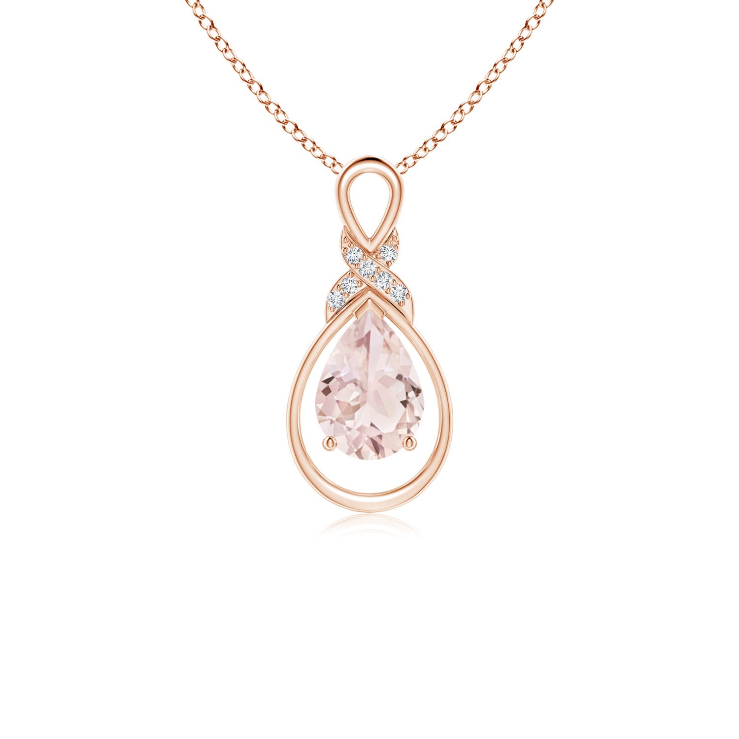 A - Morganite / 0.62 CT / 14 KT Rose Gold