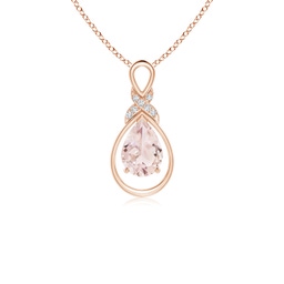 Fashion Rose Gold Morganite Necklaces & Pendants