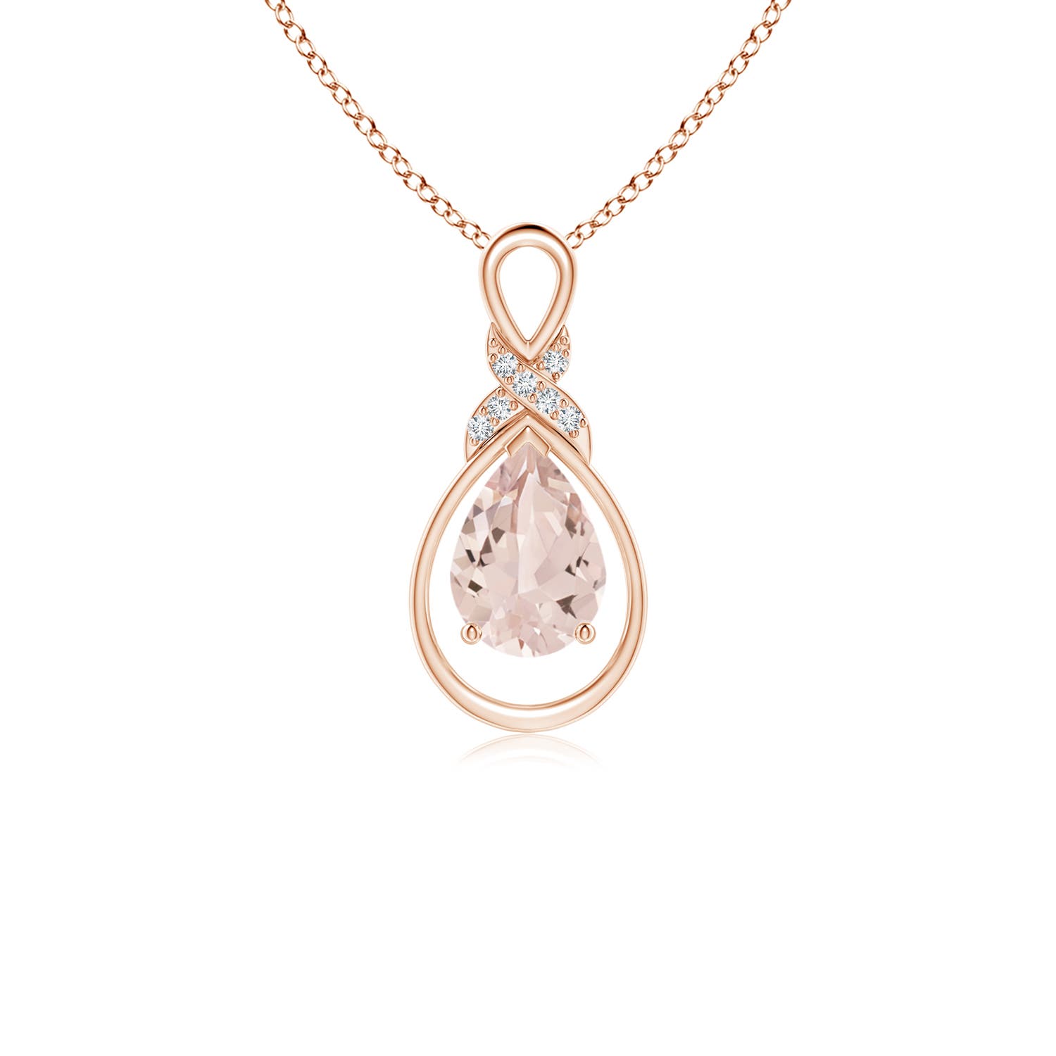 AA - Morganite / 0.62 CT / 14 KT Rose Gold