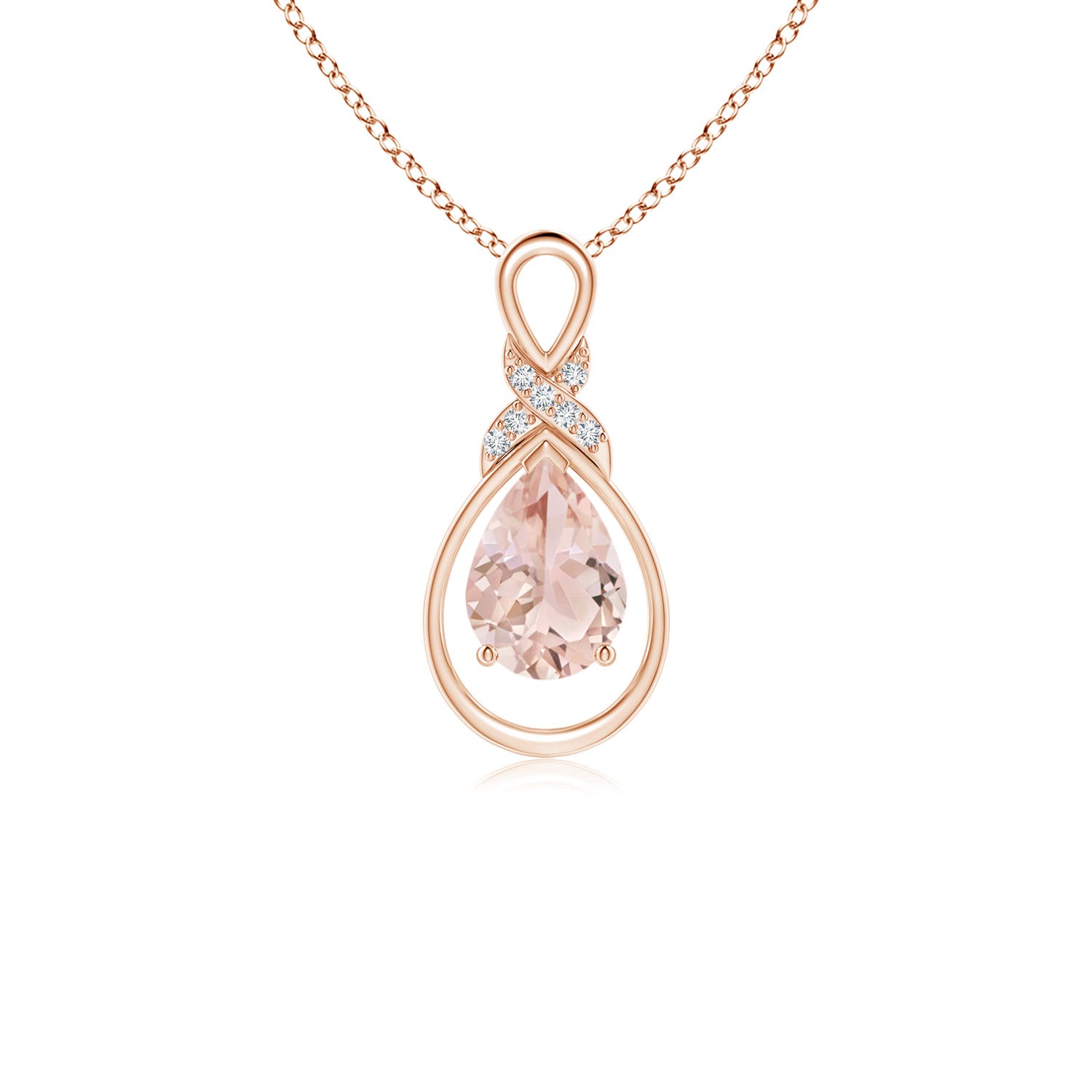 AAA - Morganite / 0.62 CT / 14 KT Rose Gold