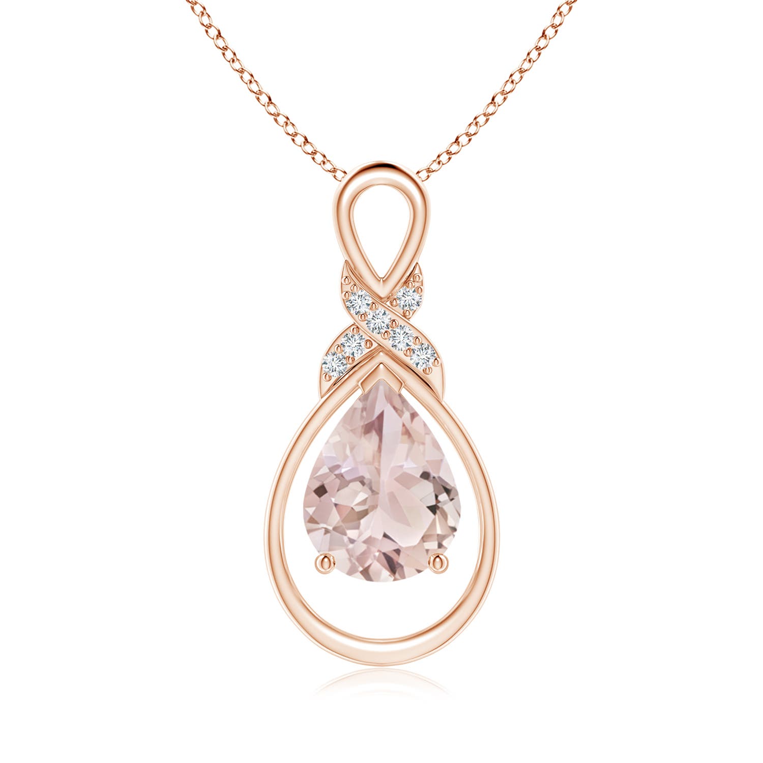 A - Morganite / 1.44 CT / 14 KT Rose Gold