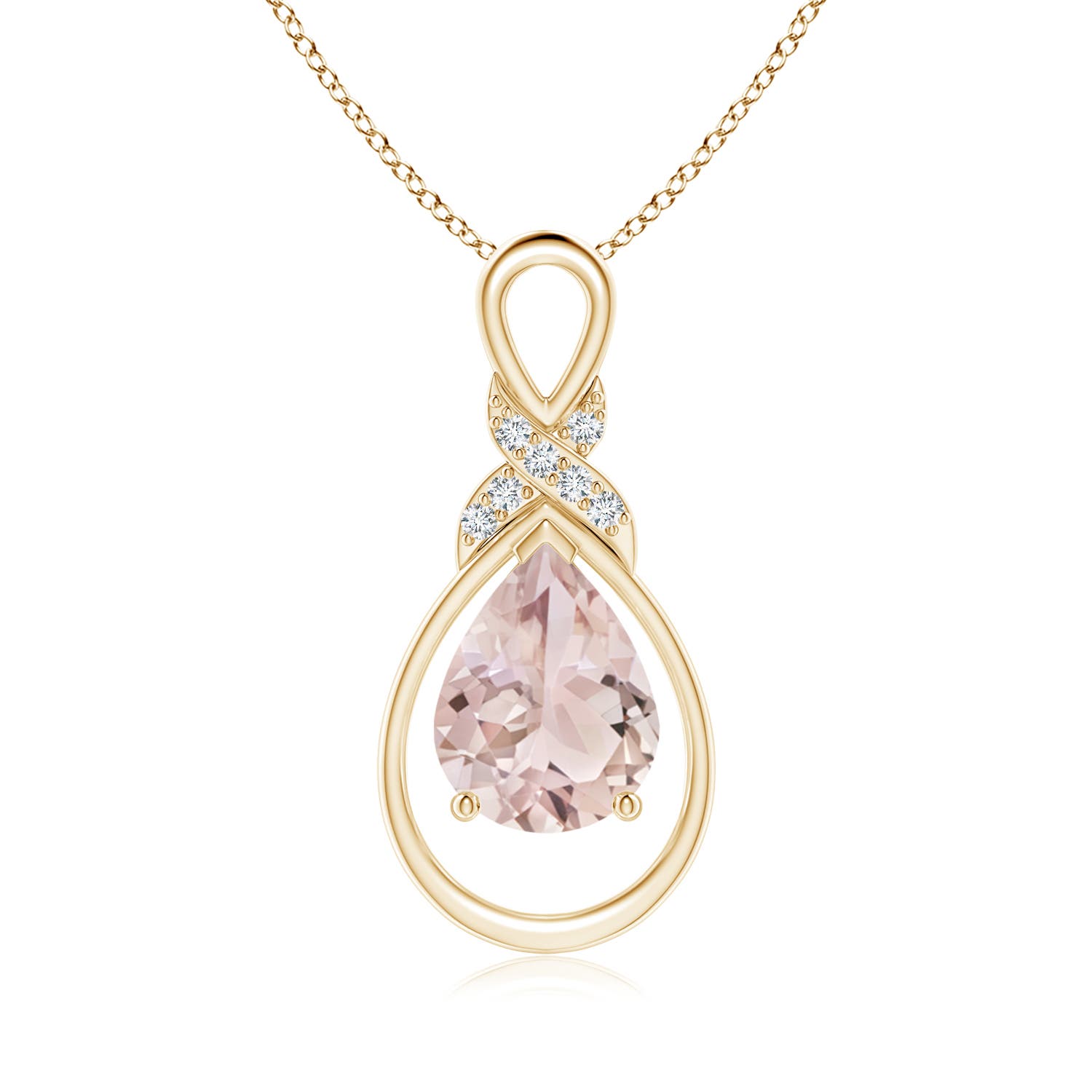 A - Morganite / 1.44 CT / 14 KT Yellow Gold