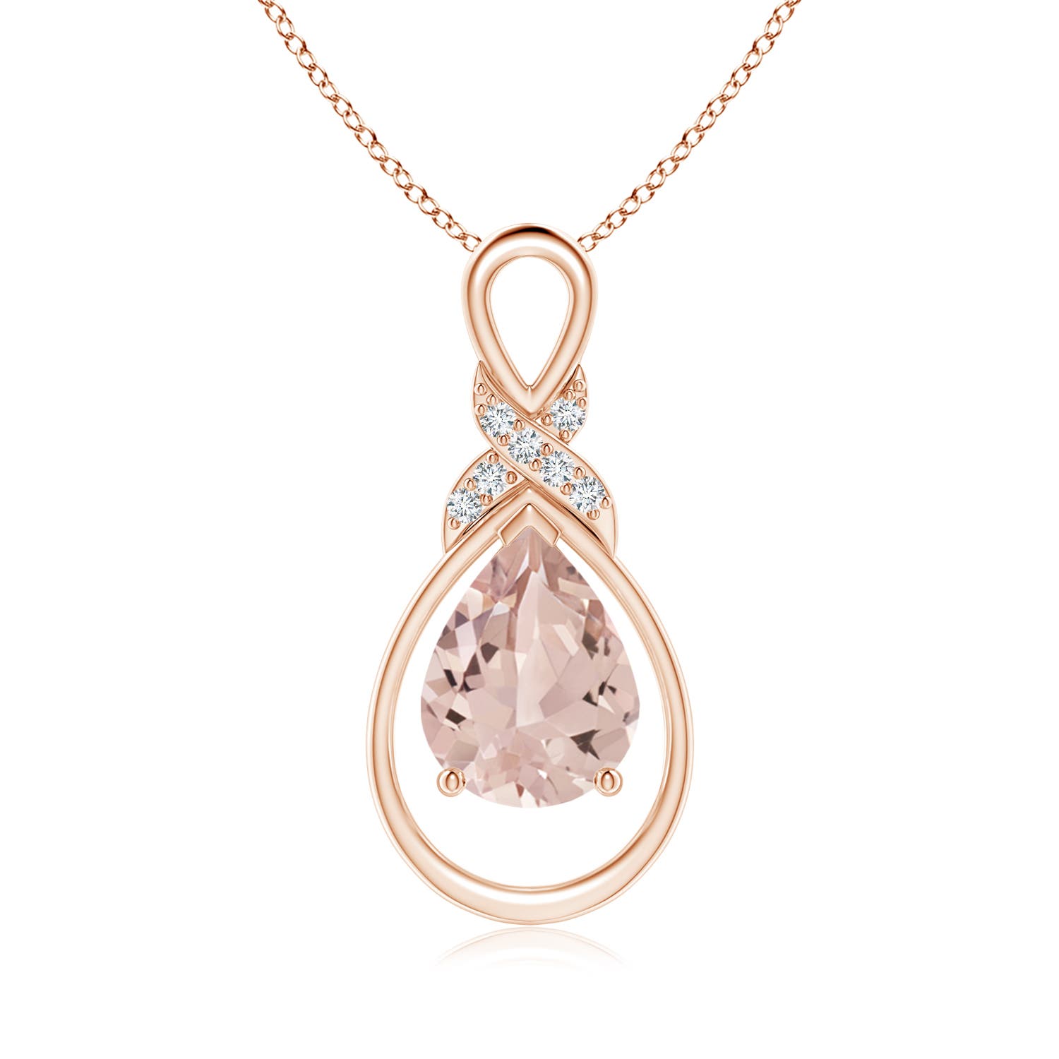 AA - Morganite / 1.44 CT / 14 KT Rose Gold