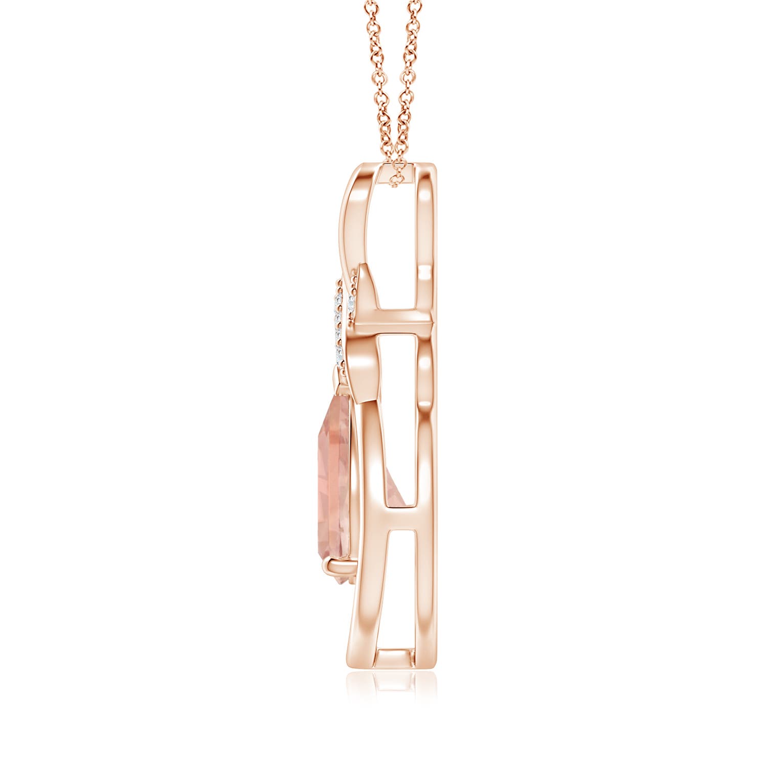 AAA - Morganite / 1.44 CT / 14 KT Rose Gold