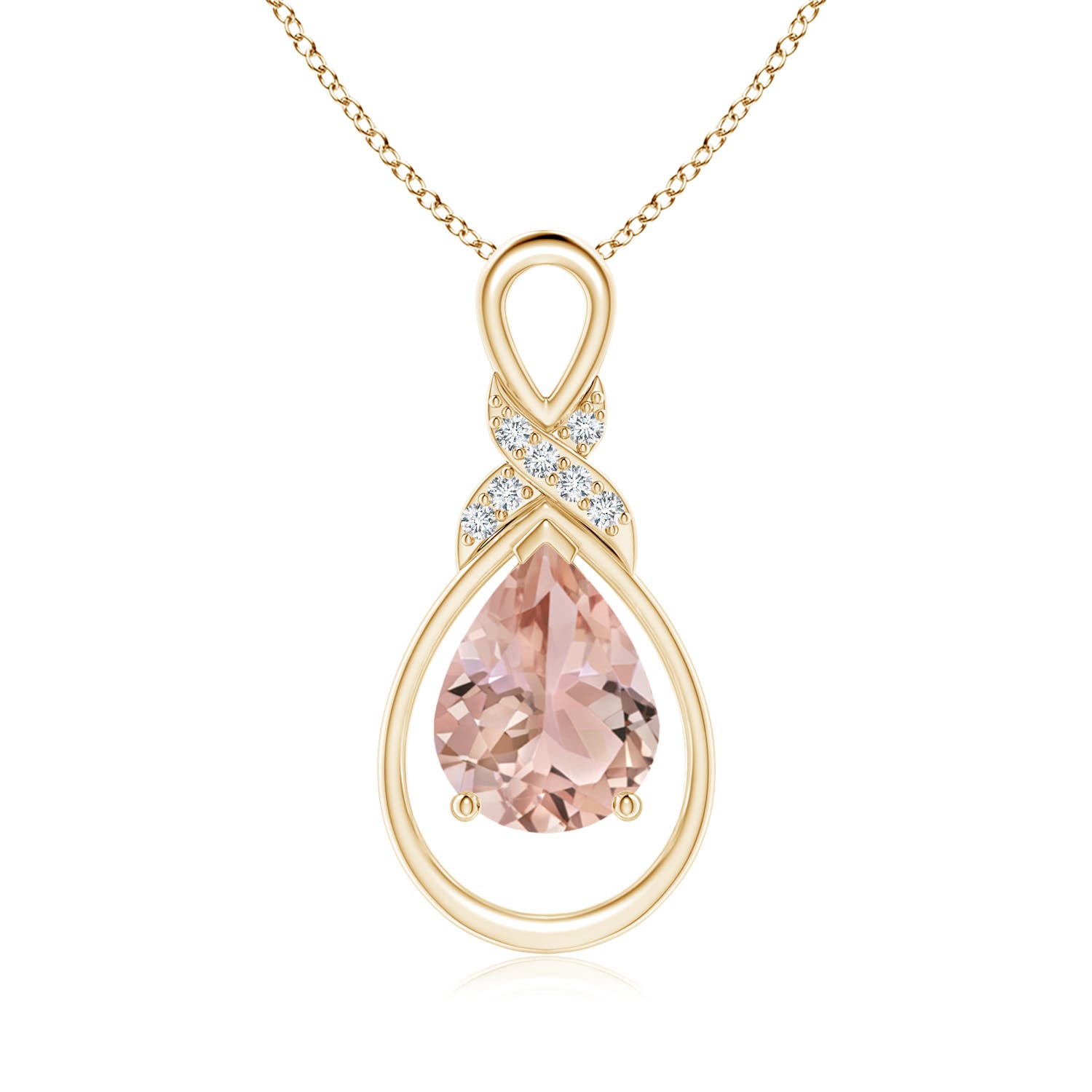 AAA - Morganite / 1.44 CT / 14 KT Yellow Gold