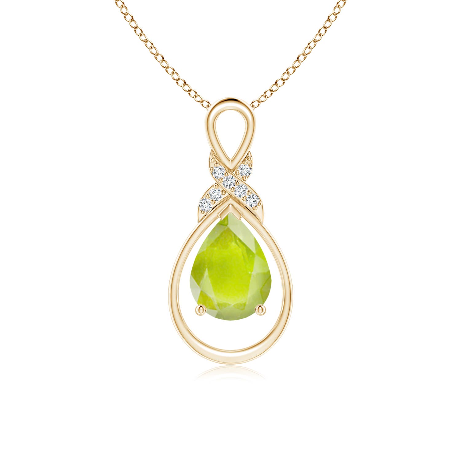 A - Peridot / 1.14 CT / 14 KT Yellow Gold