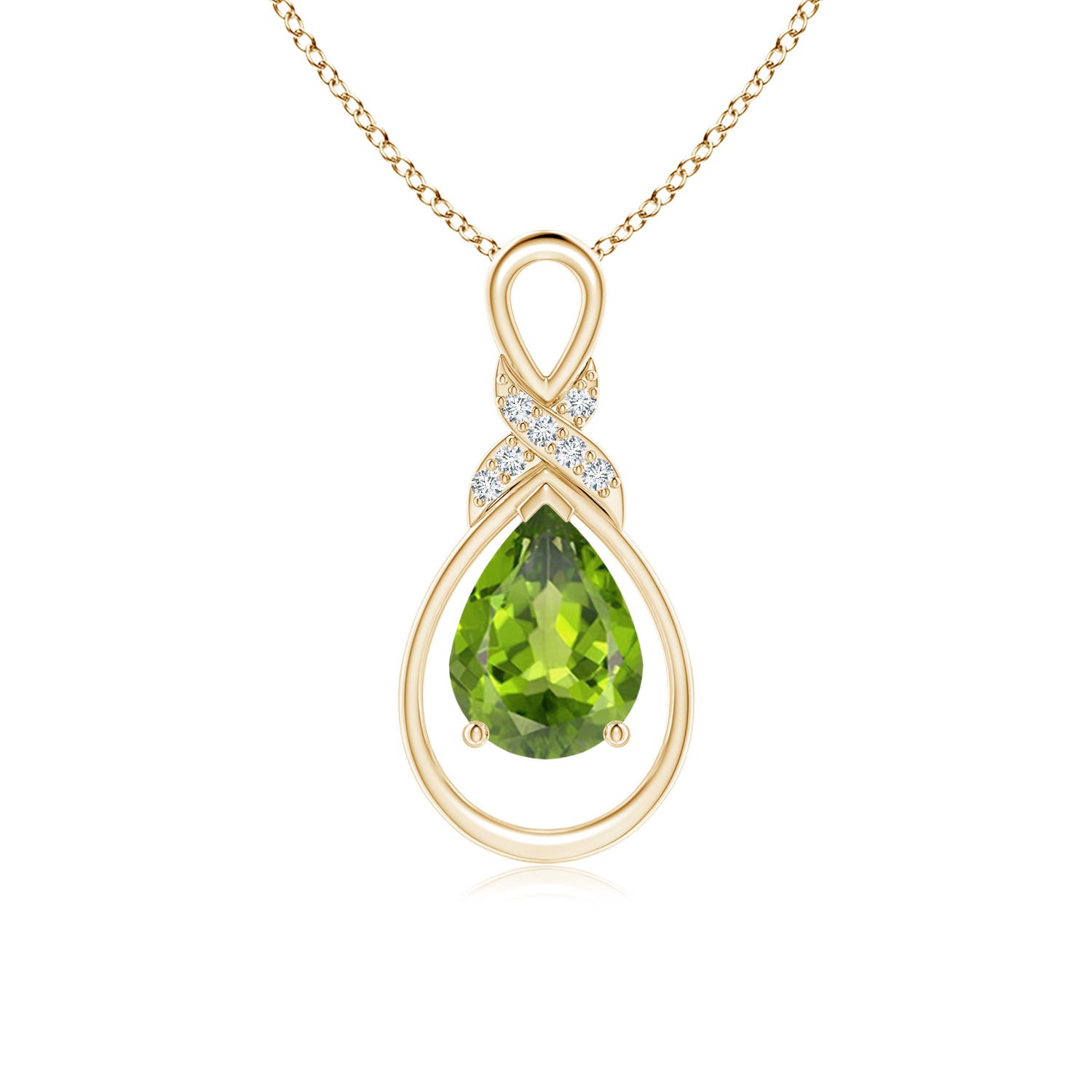 AAA - Peridot / 1.14 CT / 14 KT Yellow Gold