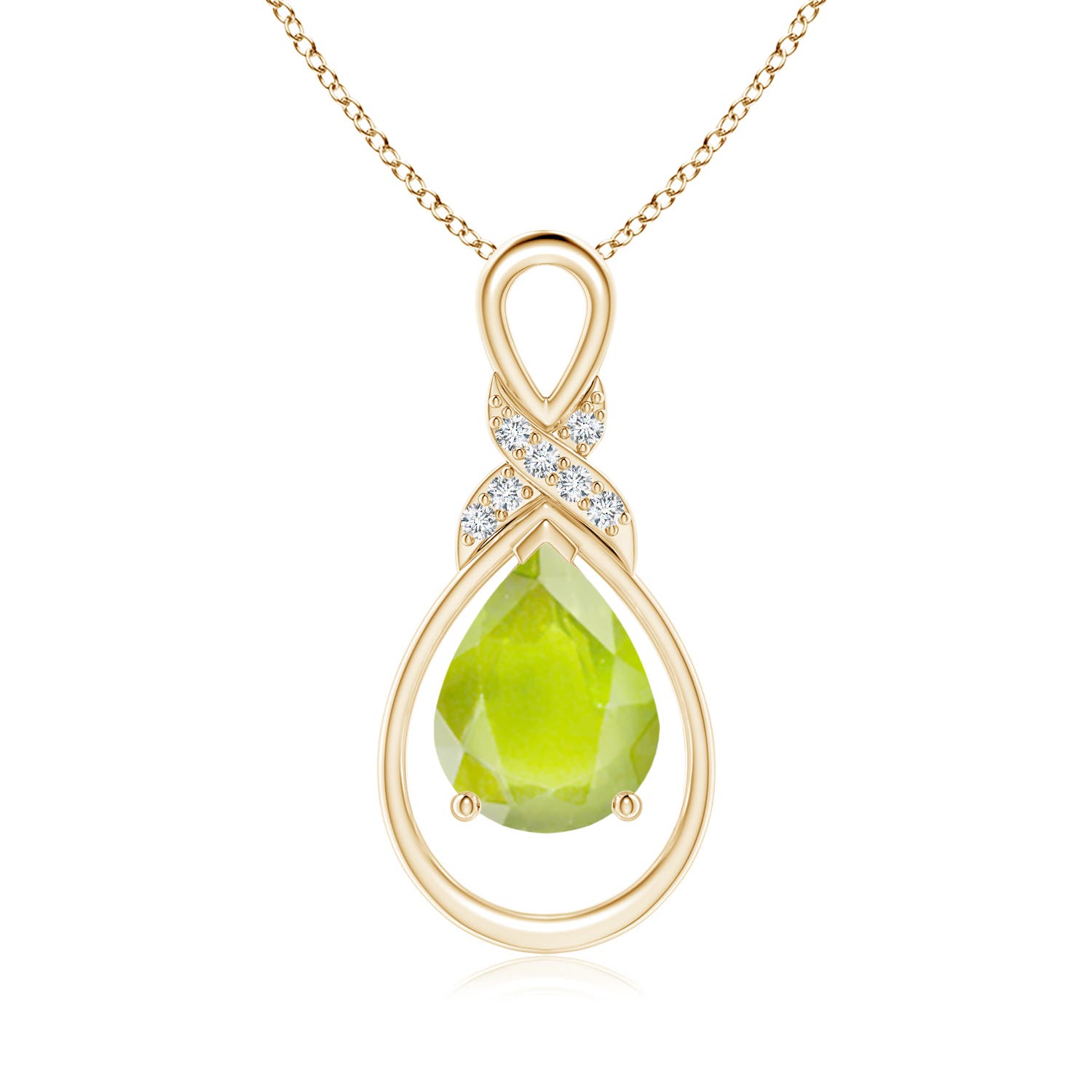 A - Peridot / 1.64 CT / 14 KT Yellow Gold