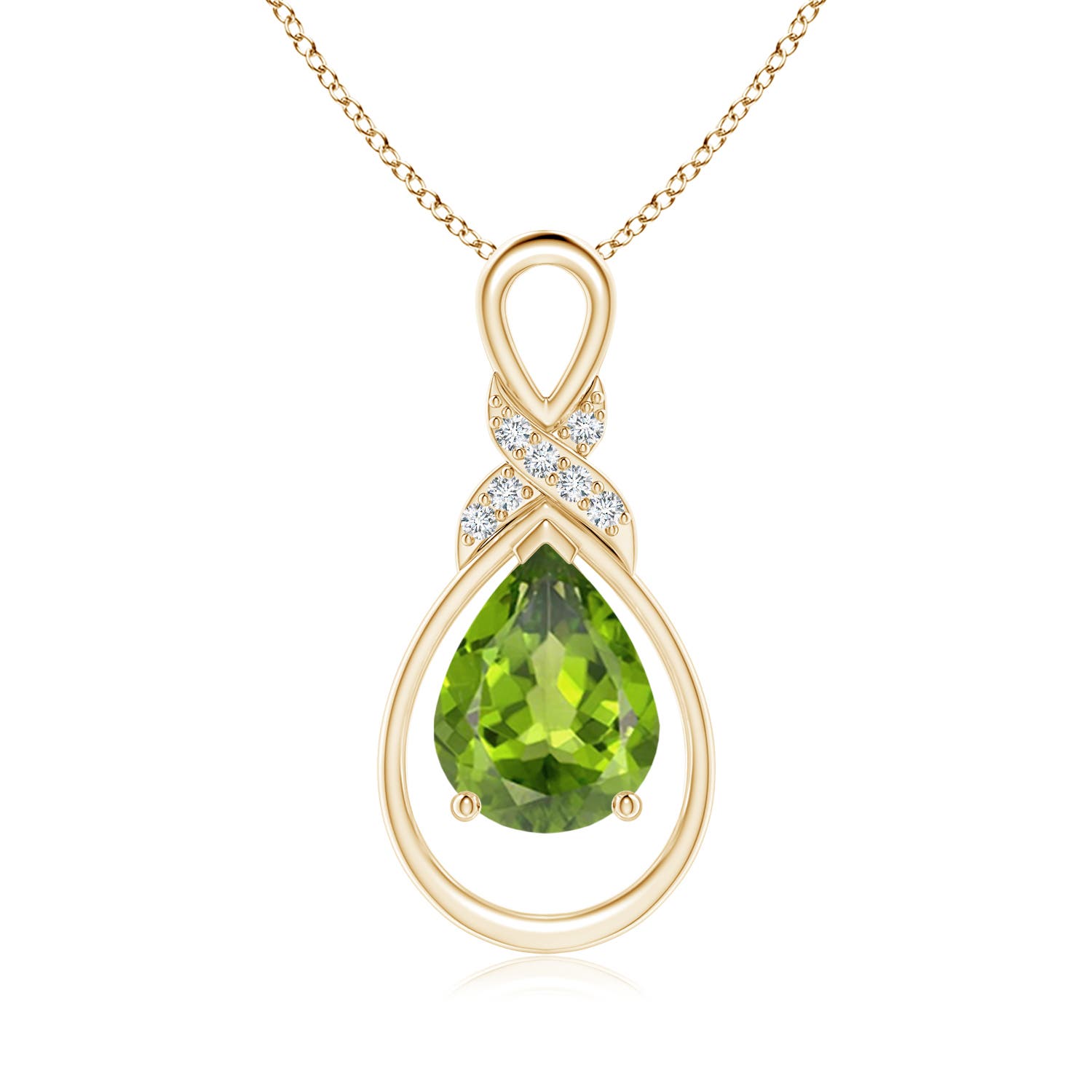 AAA - Peridot / 1.64 CT / 14 KT Yellow Gold