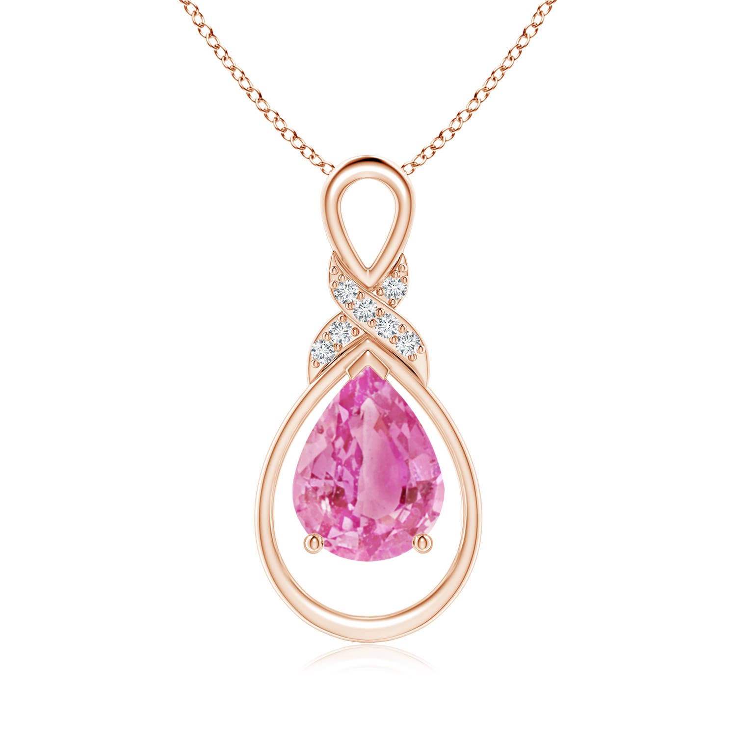 AA - Pink Sapphire / 1.94 CT / 14 KT Rose Gold