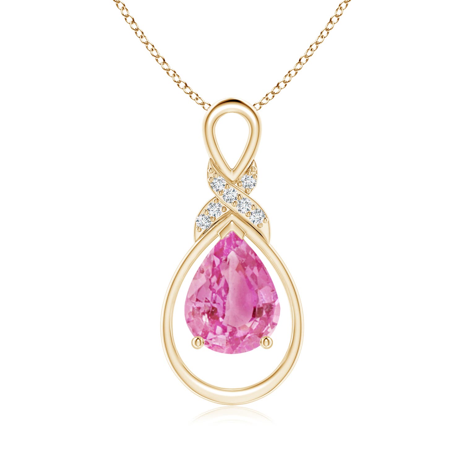 AA - Pink Sapphire / 1.94 CT / 14 KT Yellow Gold