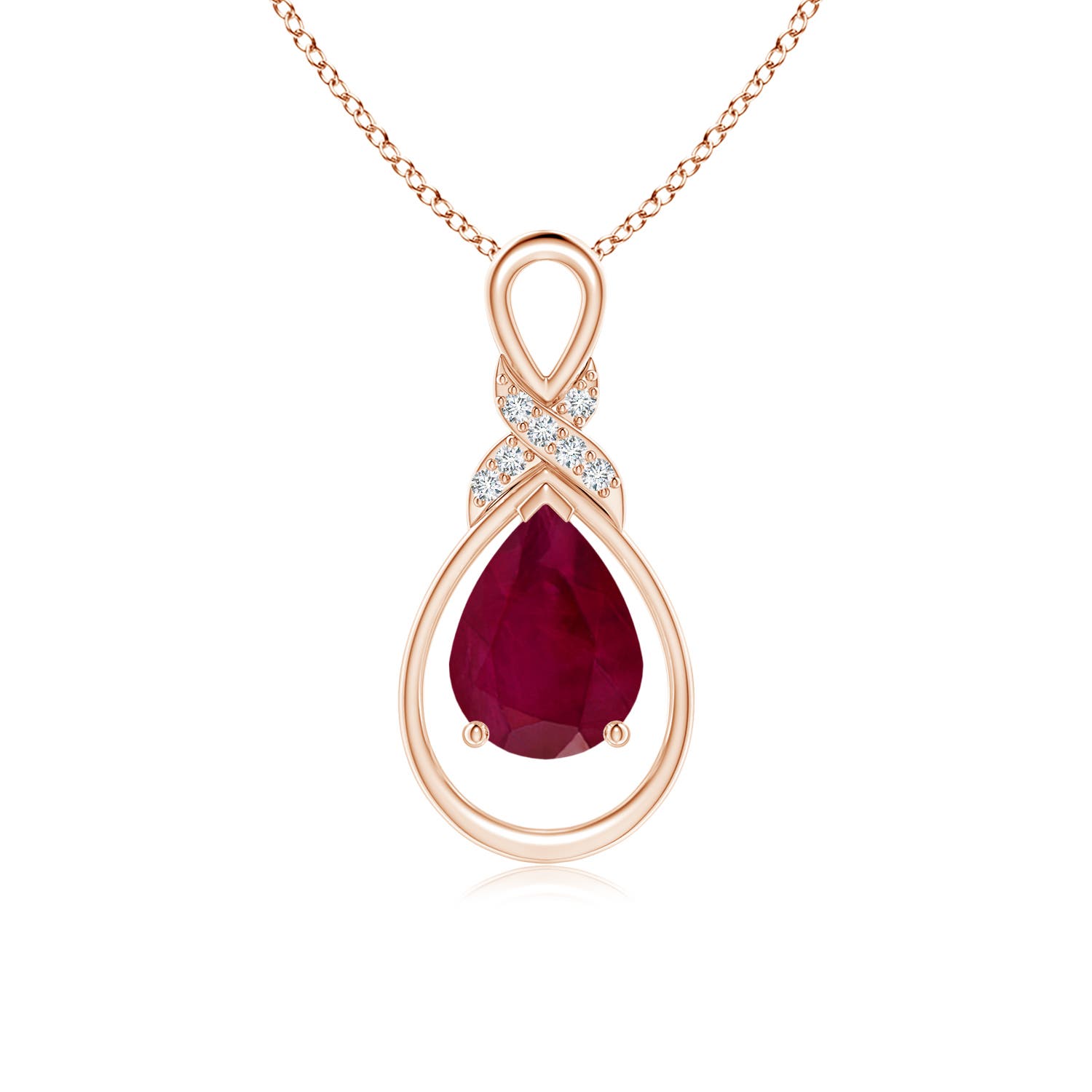 A - Ruby / 1.19 CT / 14 KT Rose Gold