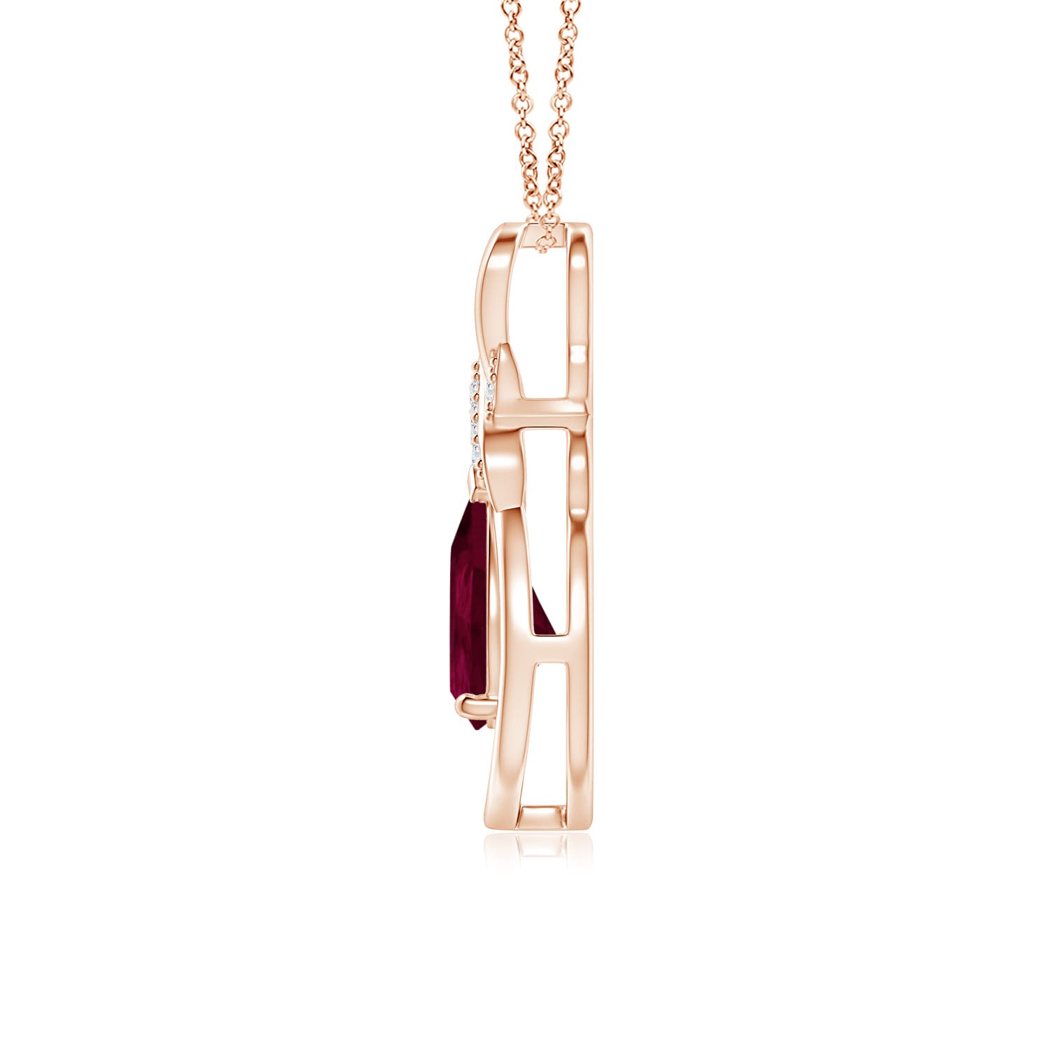 A - Ruby / 1.19 CT / 14 KT Rose Gold