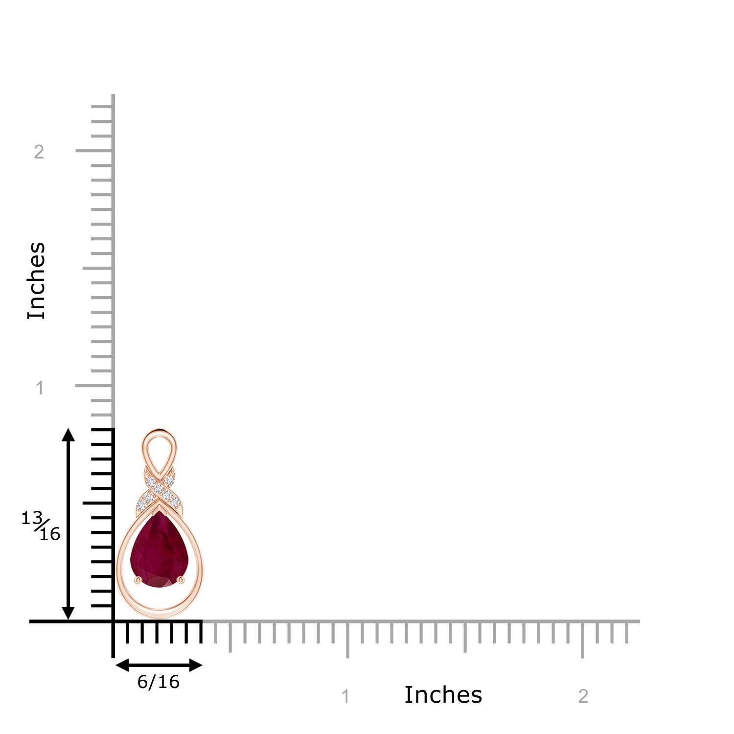 A - Ruby / 1.19 CT / 14 KT Rose Gold