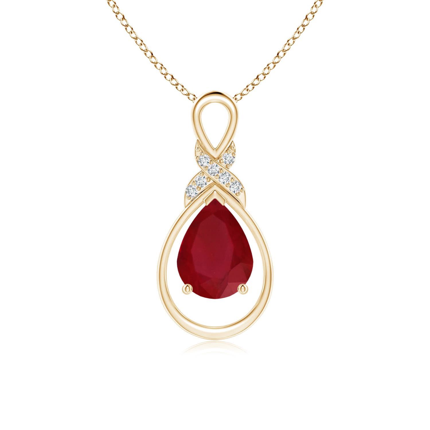 AA - Ruby / 1.19 CT / 14 KT Yellow Gold