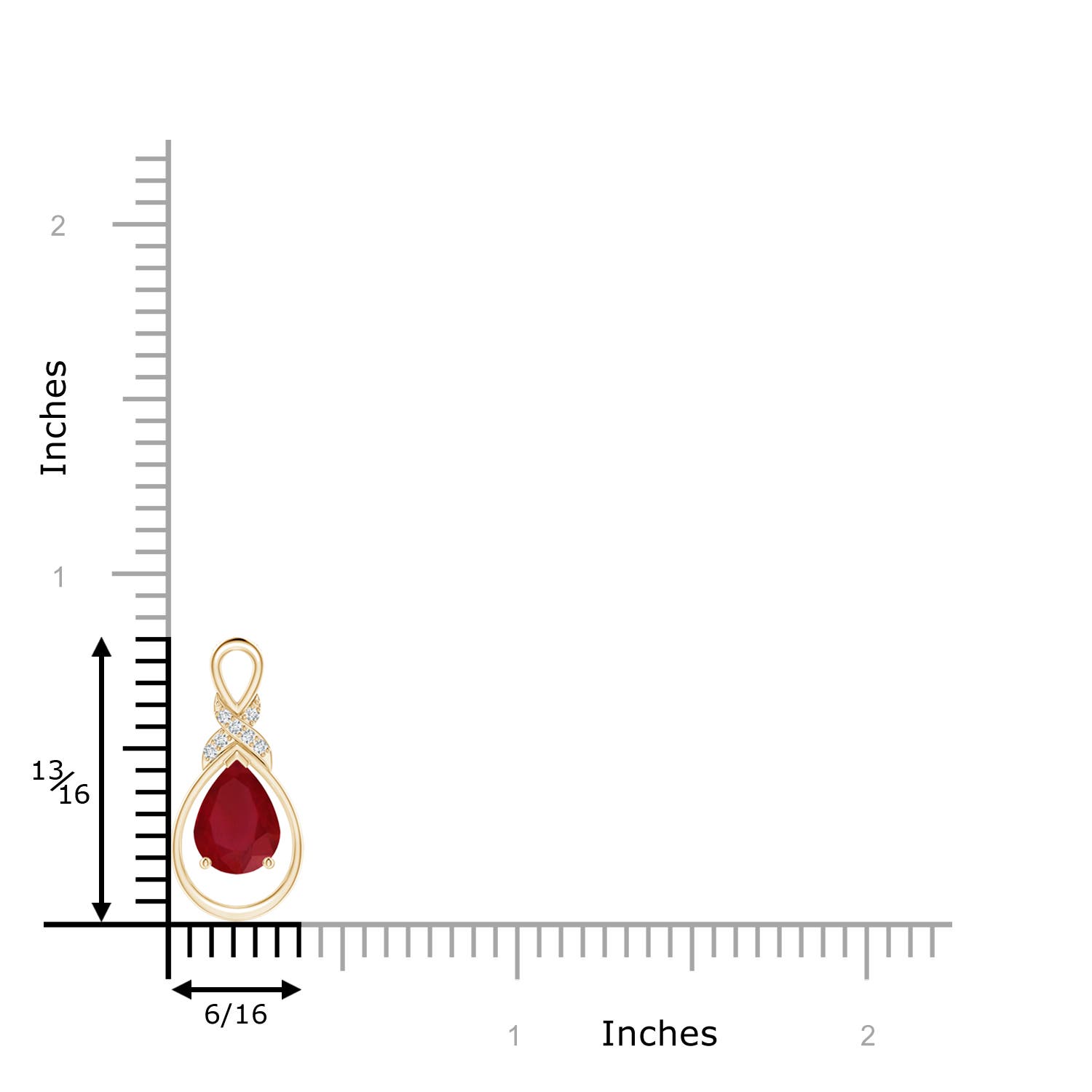 AA - Ruby / 1.19 CT / 14 KT Yellow Gold