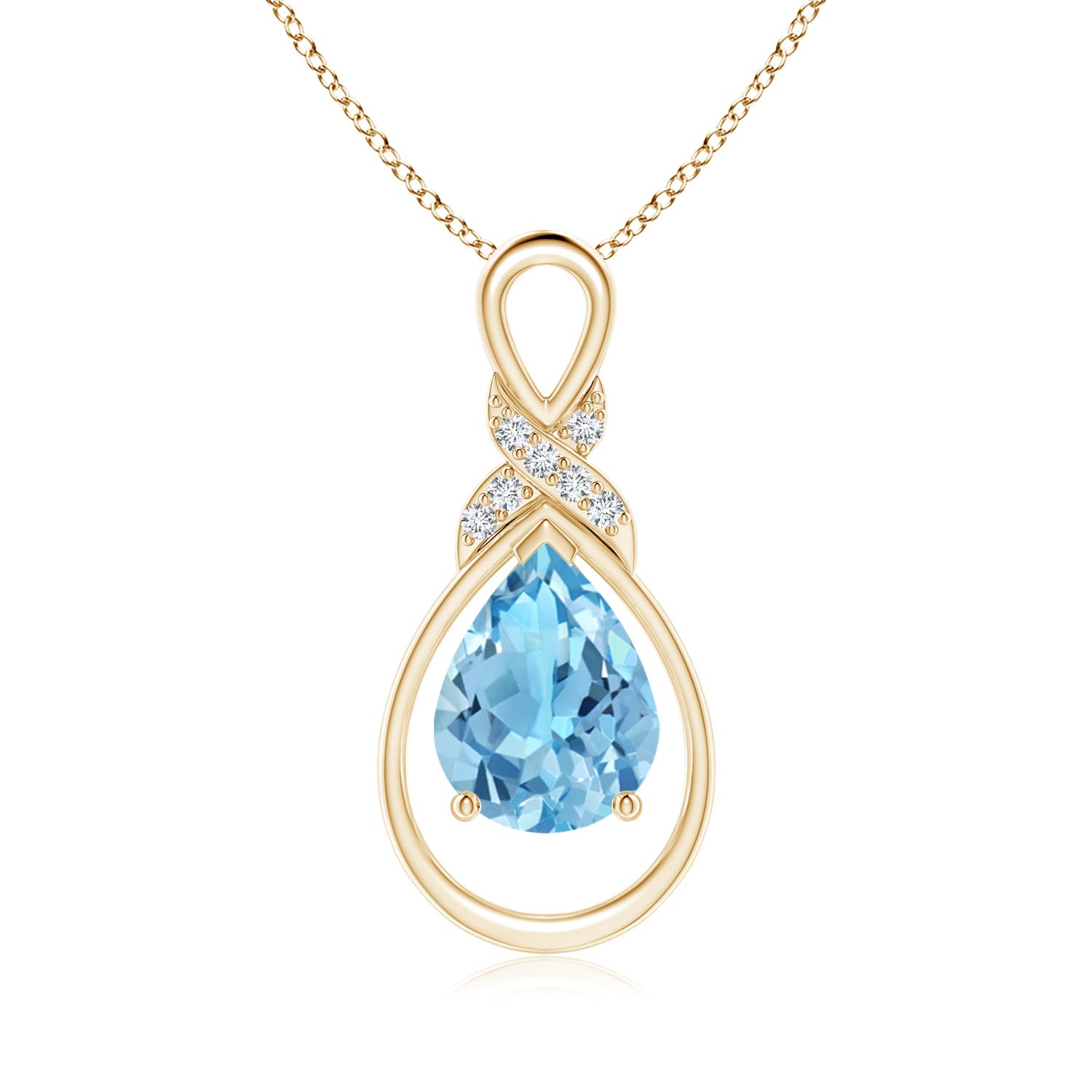 A - Swiss Blue Topaz / 1.94 CT / 14 KT Yellow Gold