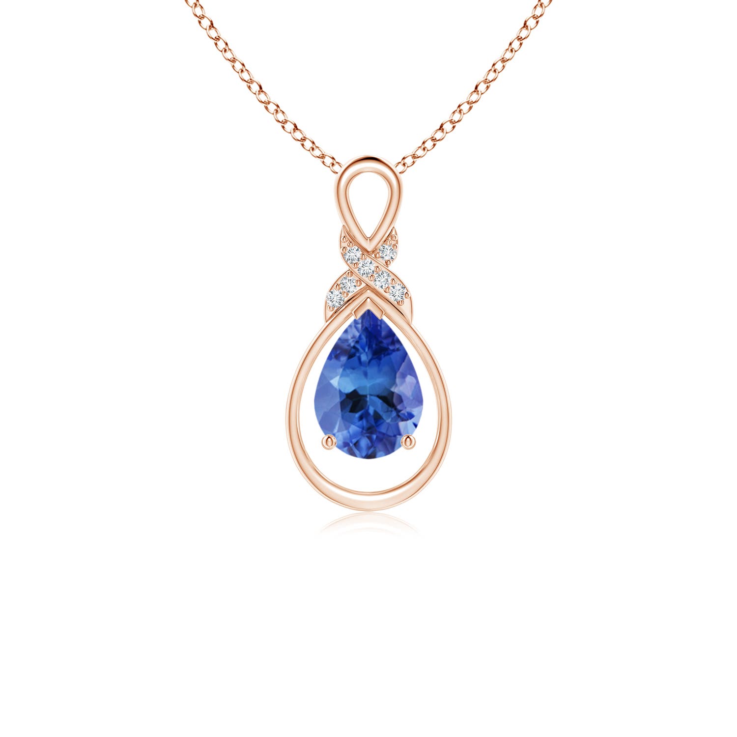 AA - Tanzanite / 0.67 CT / 14 KT Rose Gold