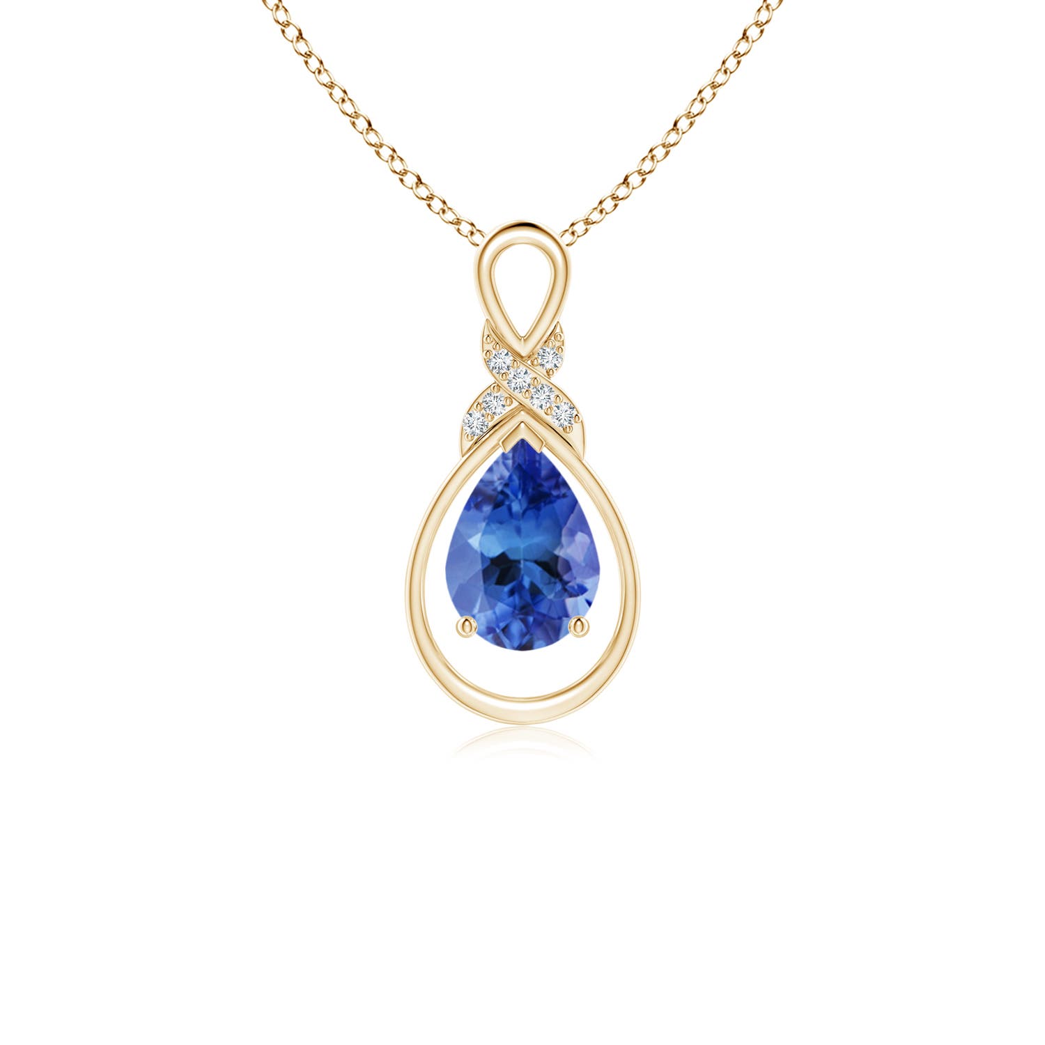 AA - Tanzanite / 0.67 CT / 14 KT Yellow Gold