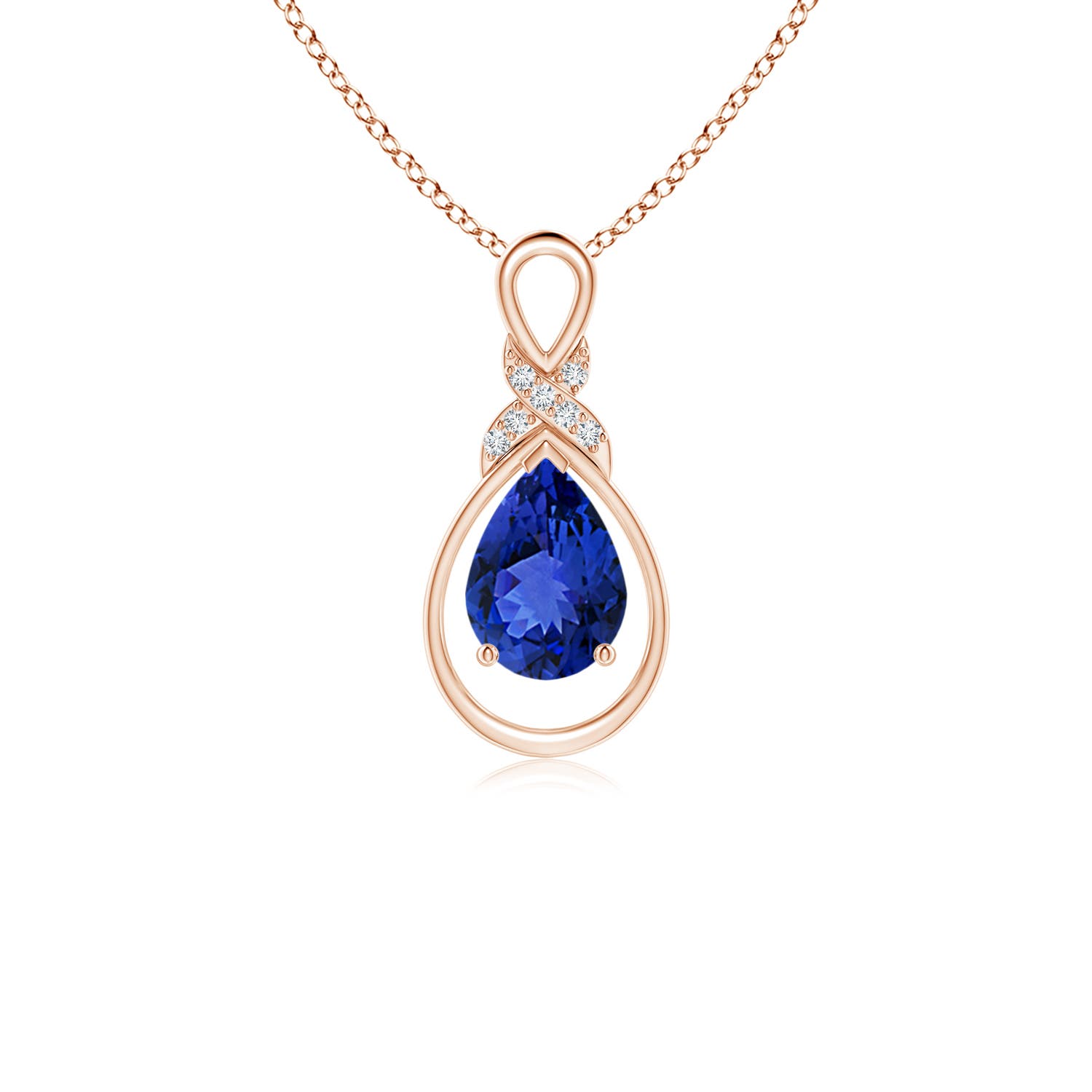 AAA - Tanzanite / 0.67 CT / 14 KT Rose Gold