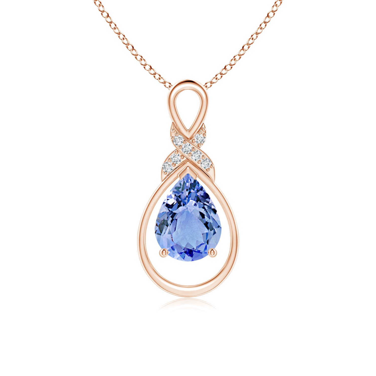 A - Tanzanite / 1.14 CT / 14 KT Rose Gold