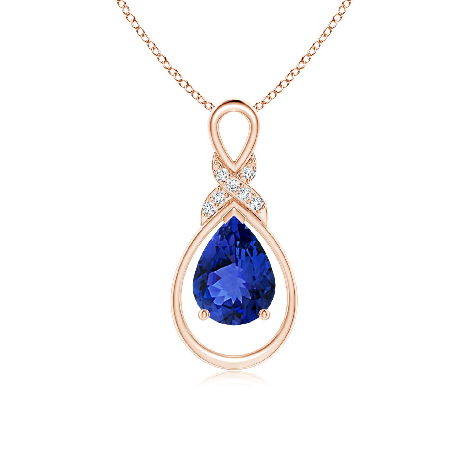 AAA - Tanzanite / 1.14 CT / 14 KT Rose Gold