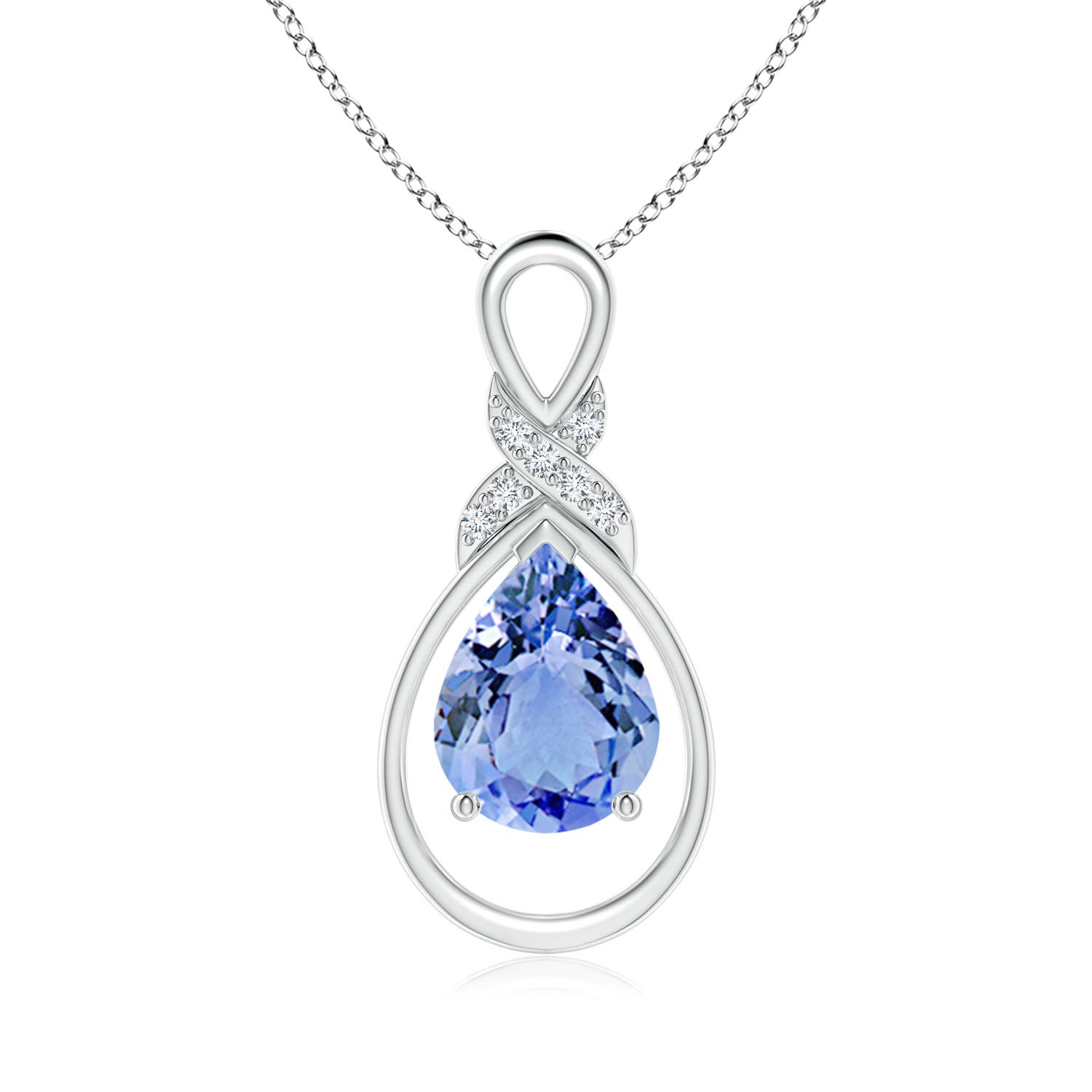 A - Tanzanite / 1.69 CT / 14 KT White Gold