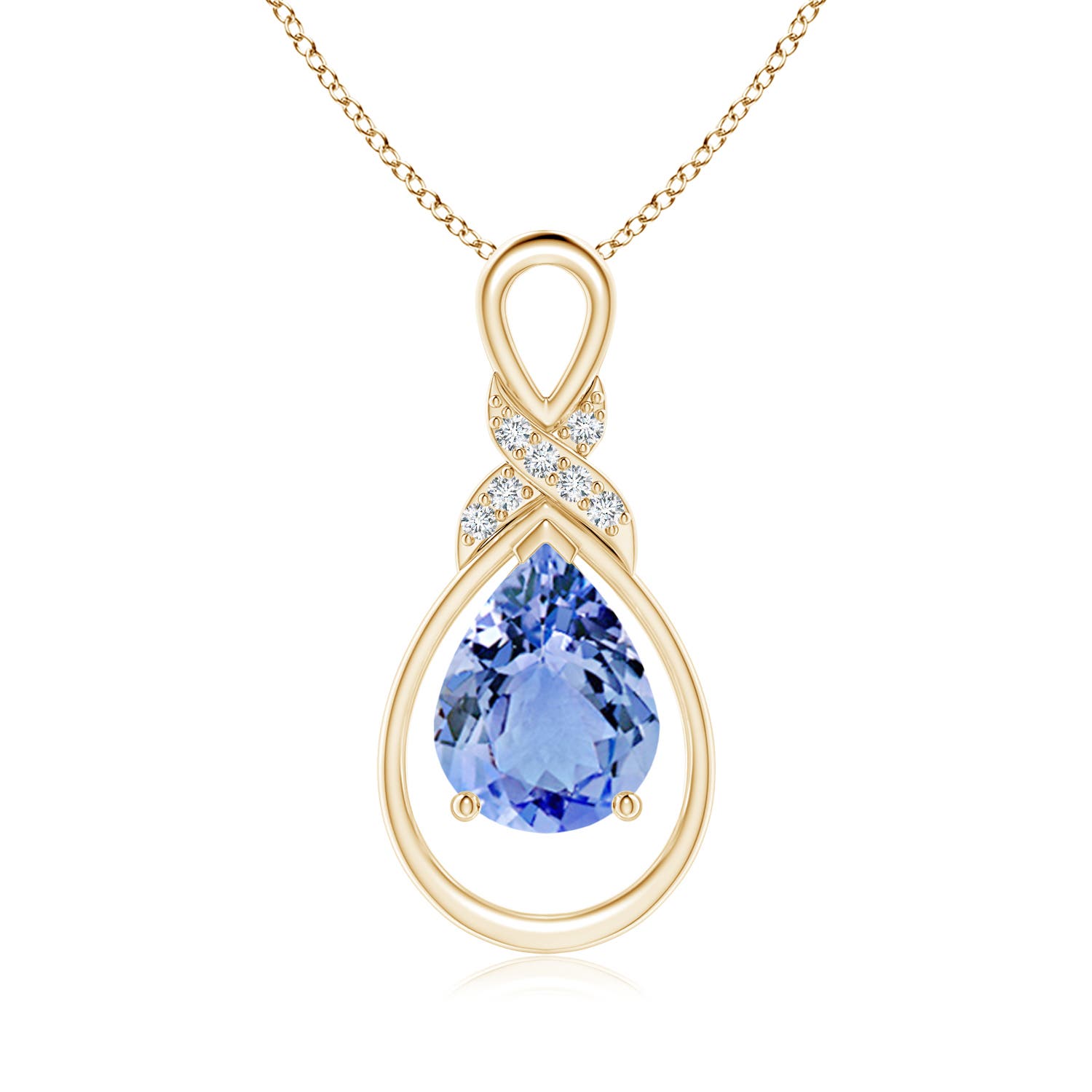 A - Tanzanite / 1.69 CT / 14 KT Yellow Gold