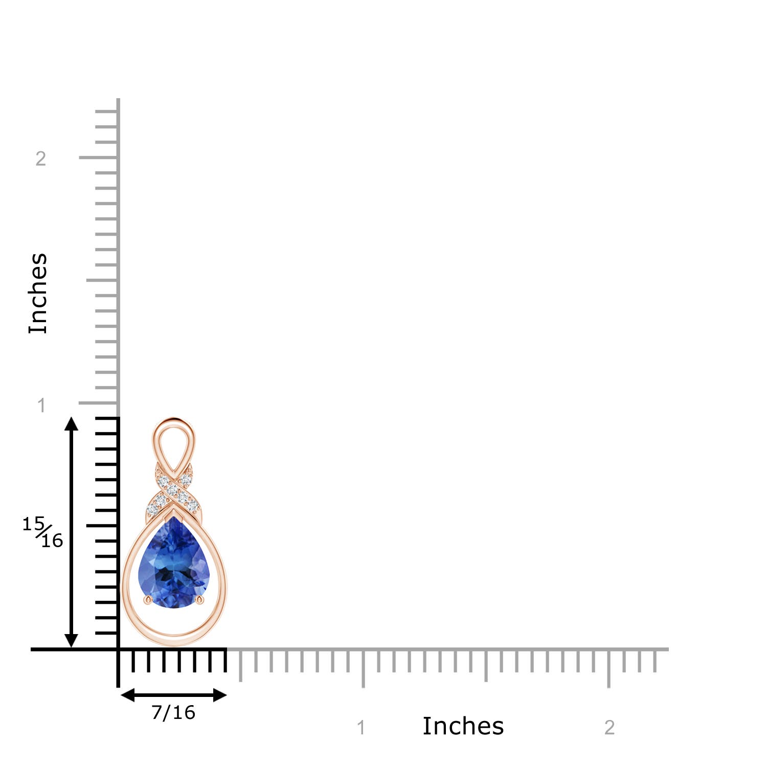 AA - Tanzanite / 1.69 CT / 14 KT Rose Gold