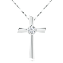 Solitaire Diamond Necklaces & Pendants