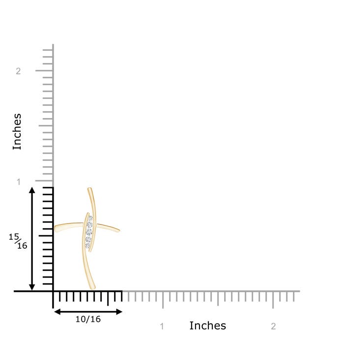 F-G, VS / 0.07 CT / 14 KT Yellow Gold