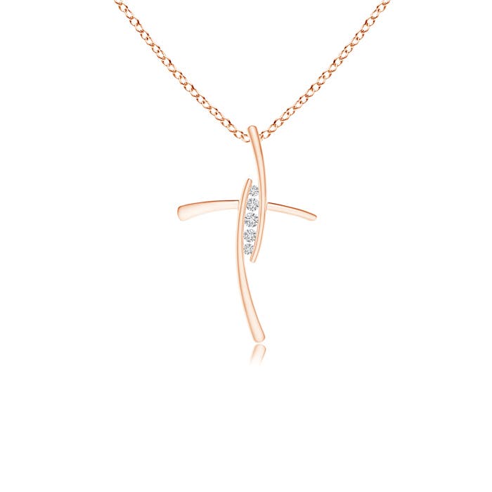 H, SI2 / 0.07 CT / 14 KT Rose Gold