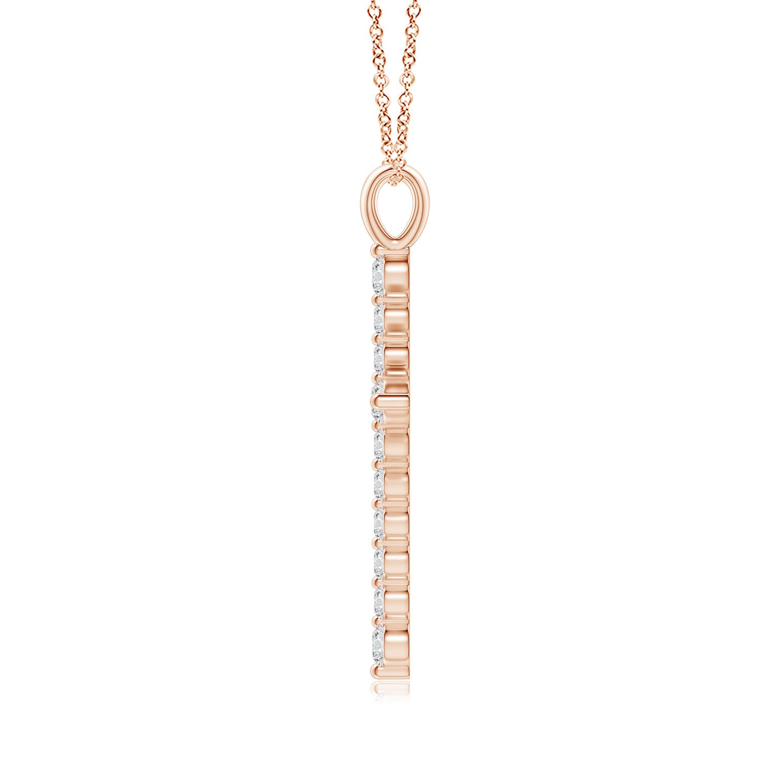 H, SI2 / 0.49 CT / 18 KT Rose Gold