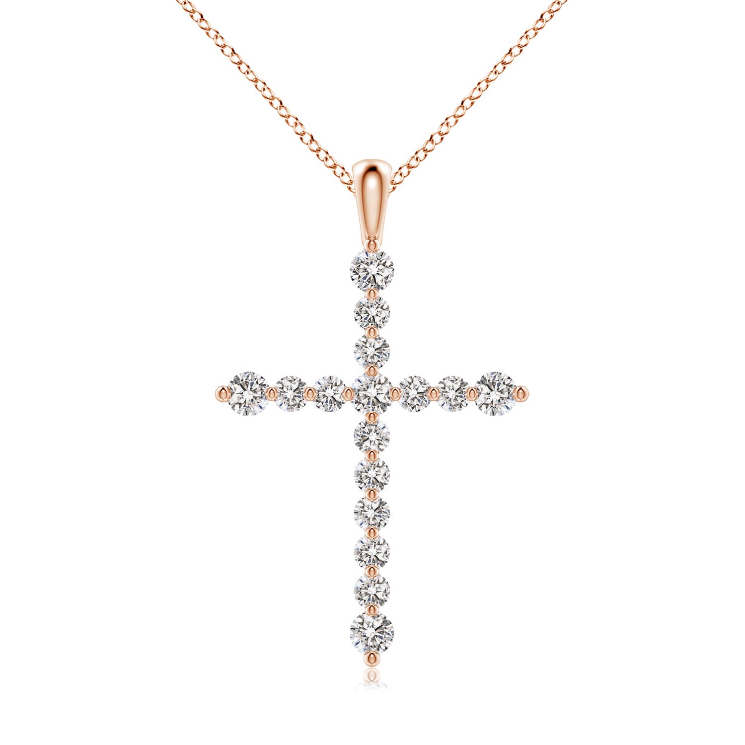 I-J, I1-I2 / 0.49 CT / 18 KT Rose Gold