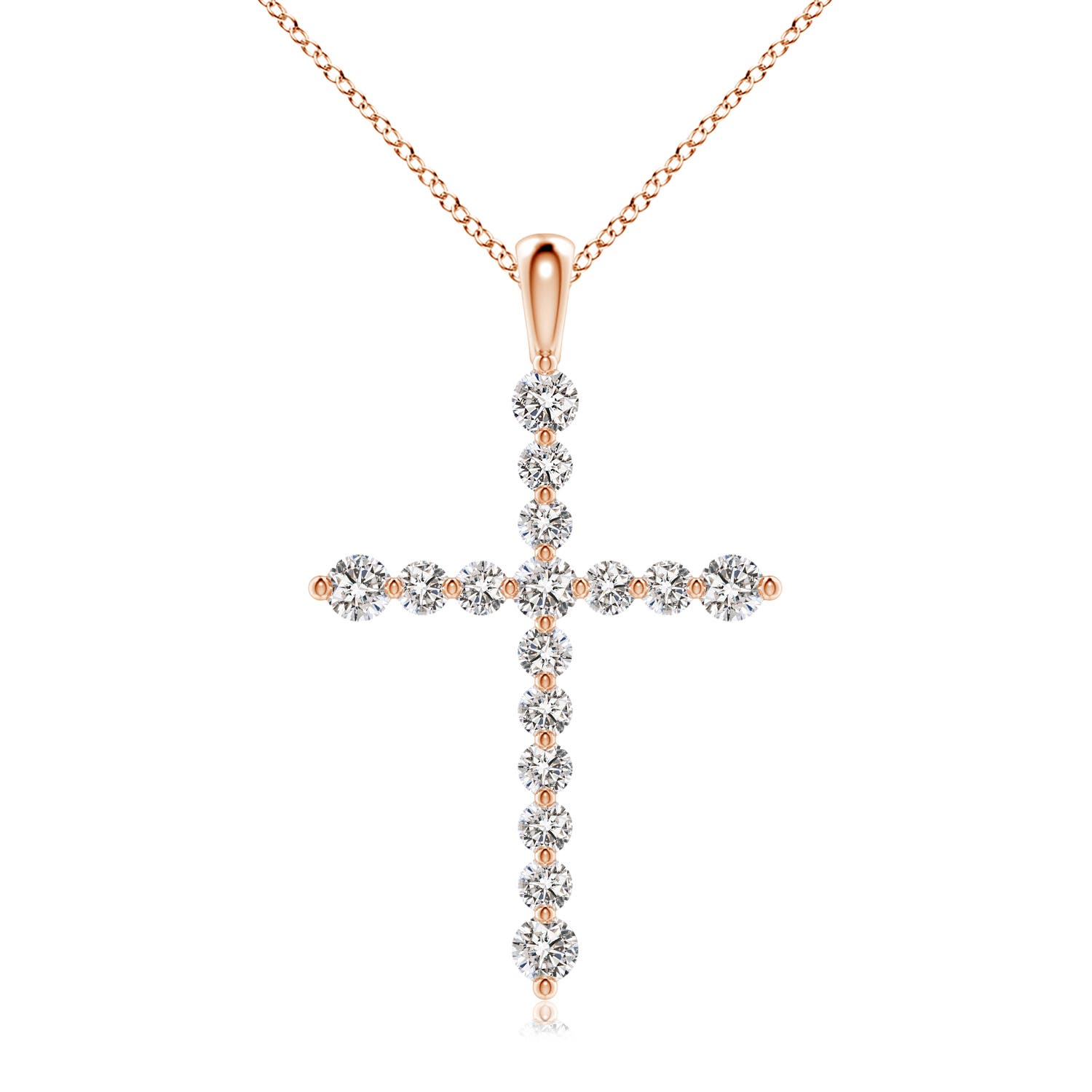 I-J, I1-I2 / 1 CT / 18 KT Rose Gold