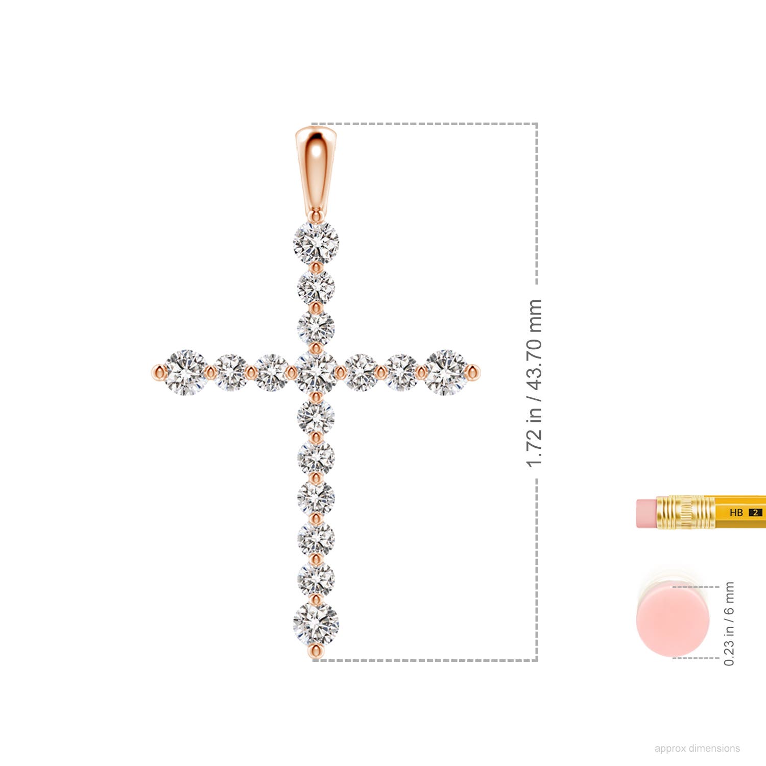 I-J, I1-I2 / 1.53 CT / 18 KT Rose Gold