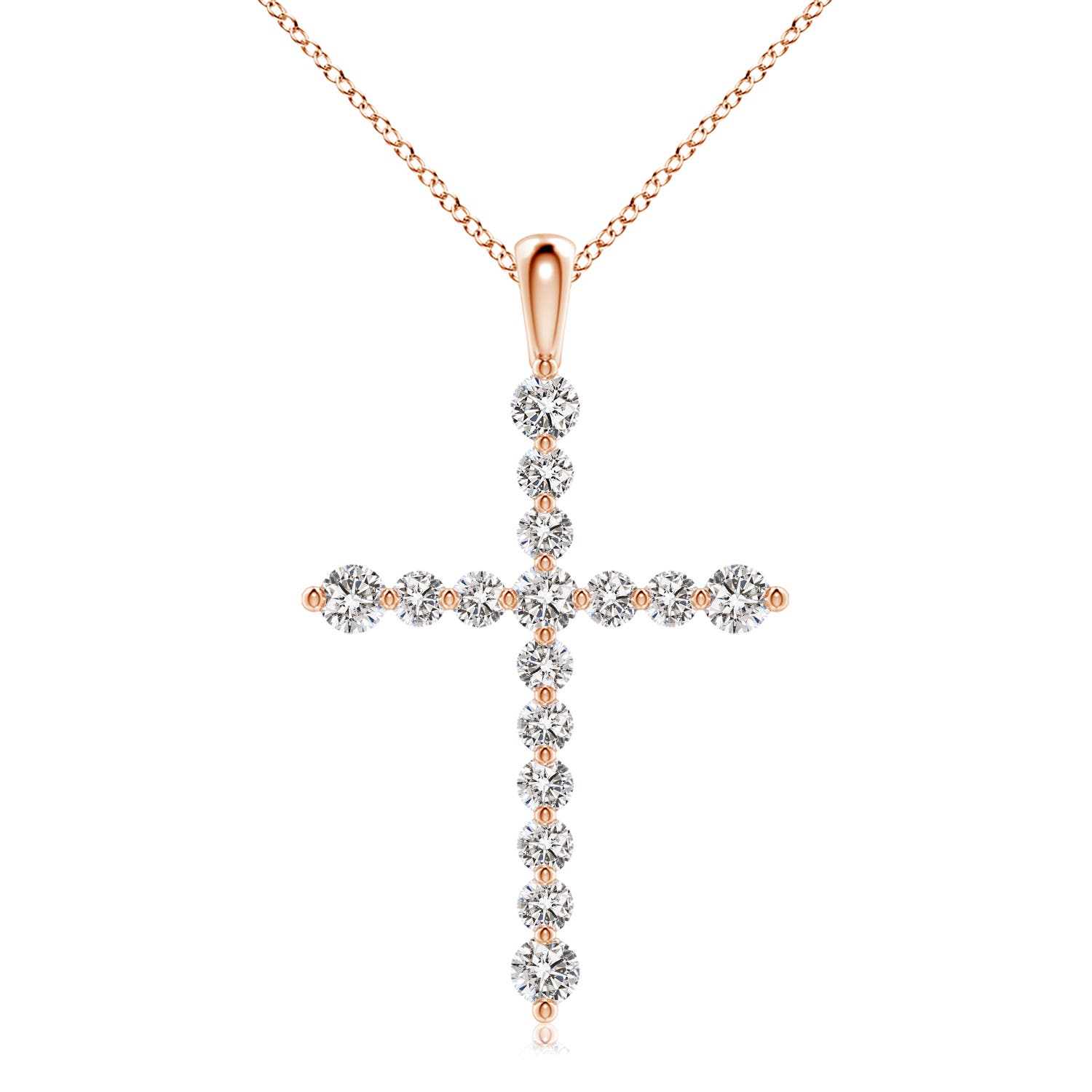 I-J, I1-I2 / 2.03 CT / 18 KT Rose Gold