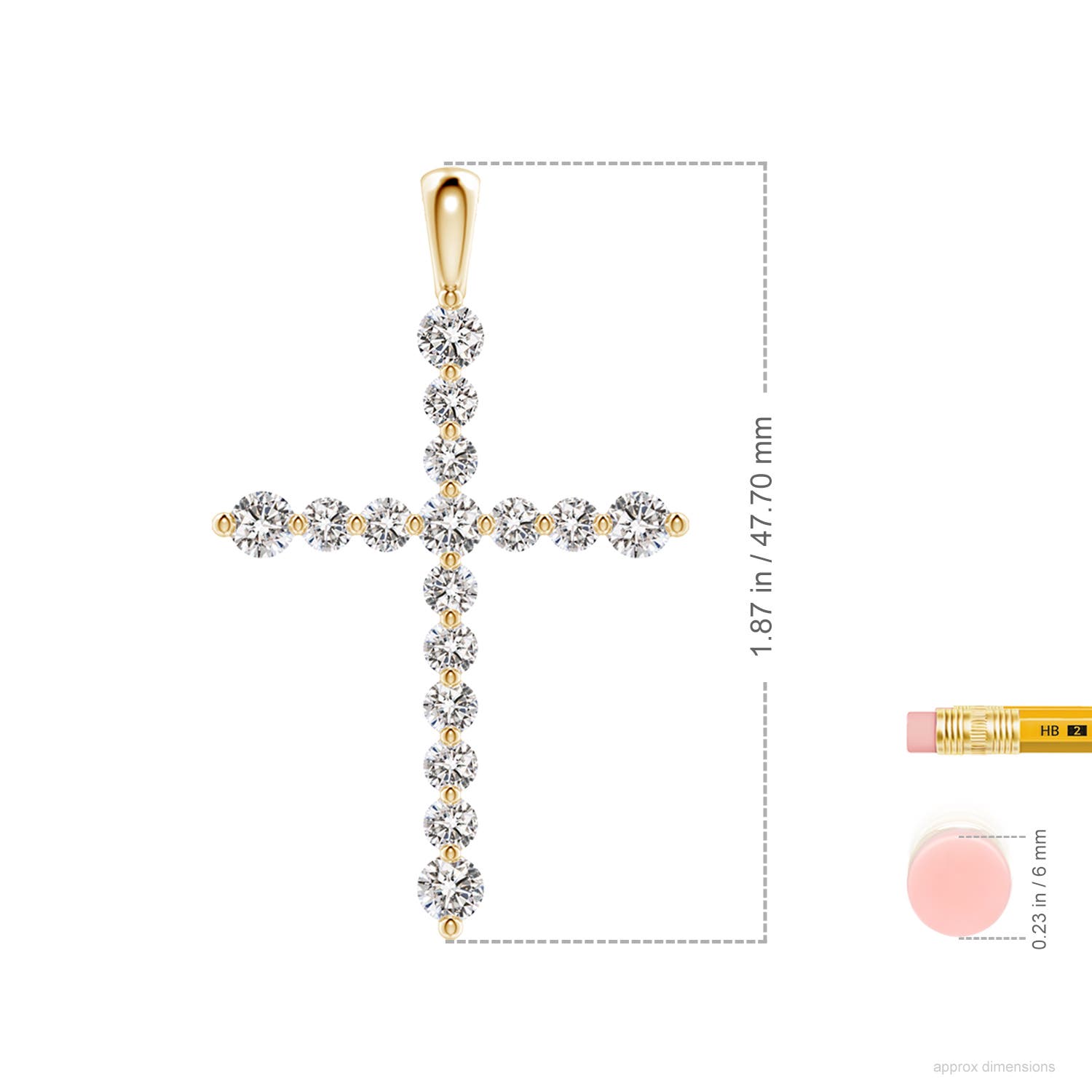 I-J, I1-I2 / 2.03 CT / 18 KT Yellow Gold