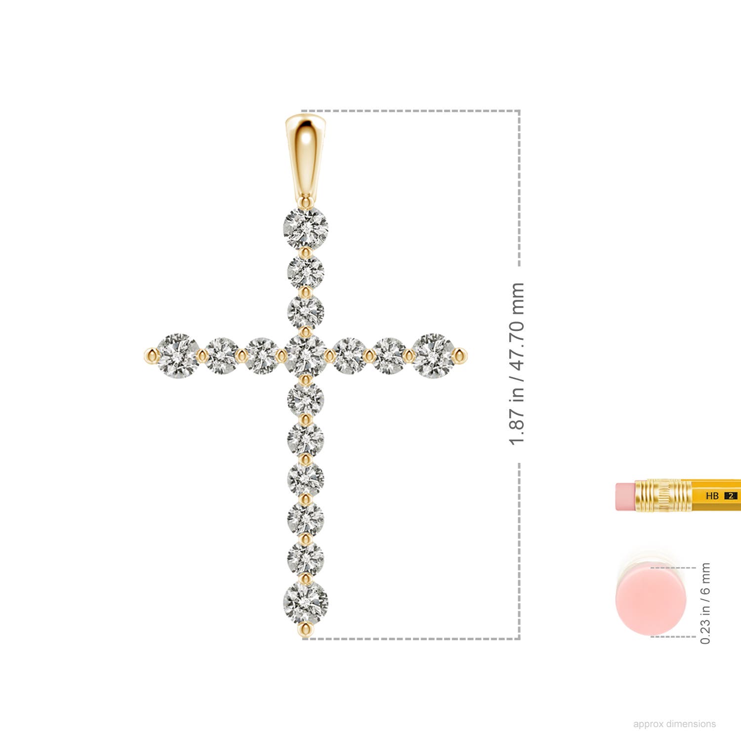 K, I3 / 2.03 CT / 14 KT Yellow Gold