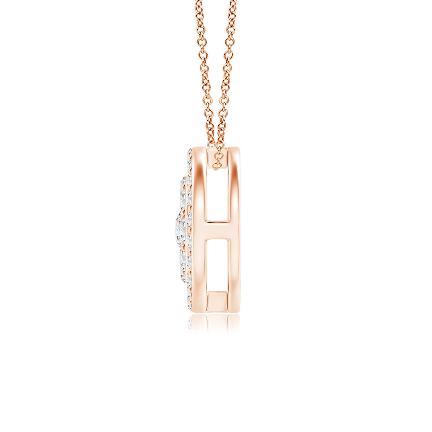 F-G, VS / 0.48 CT / 14 KT Rose Gold