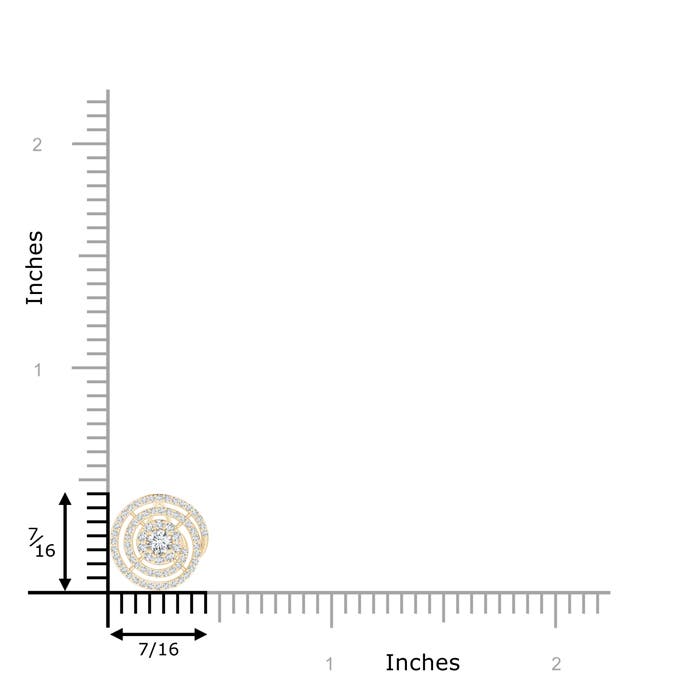 G, VS2 / 0.33 CT / 14 KT Yellow Gold